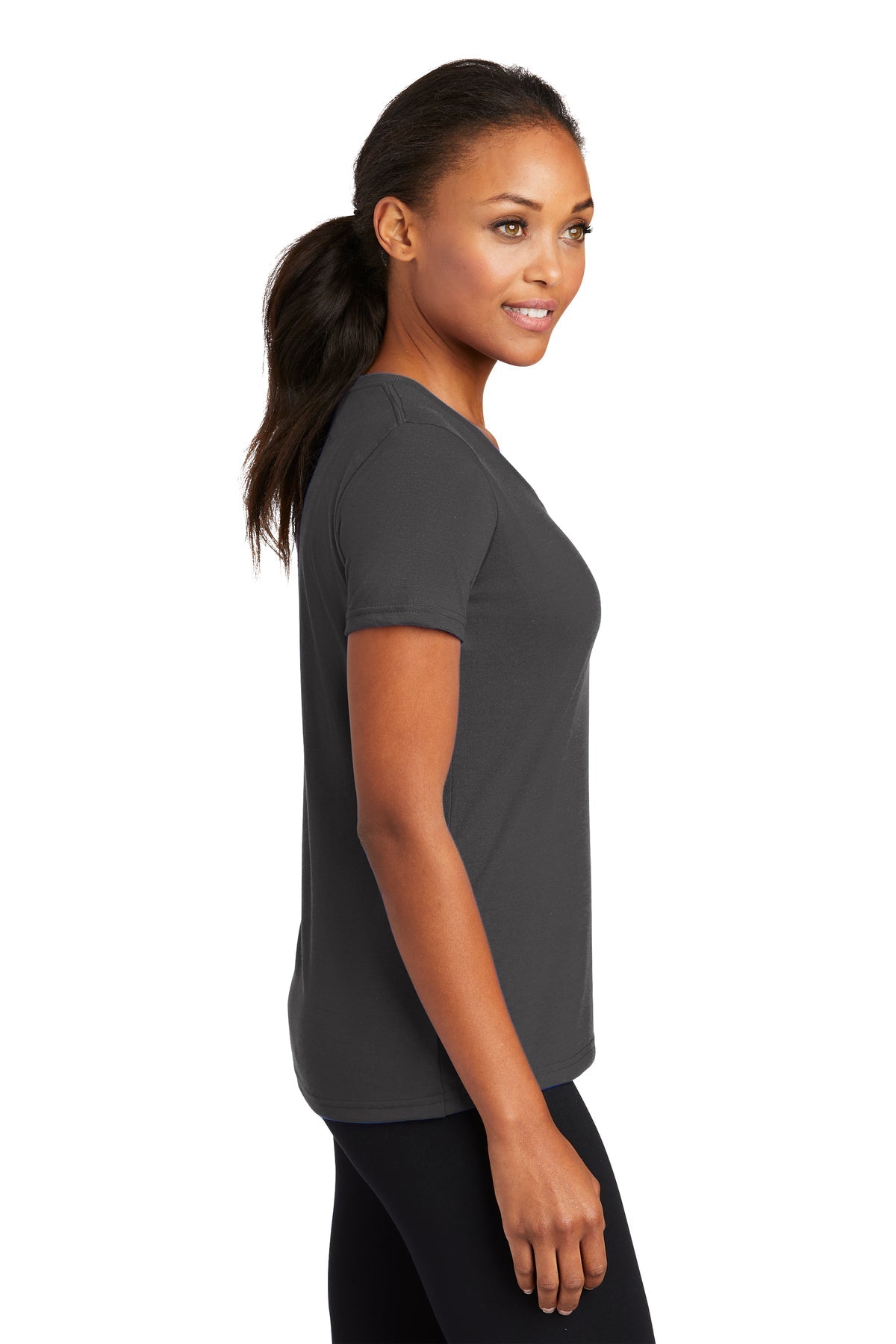 Port & Company Ladies Performance Blend V-Neck Tee