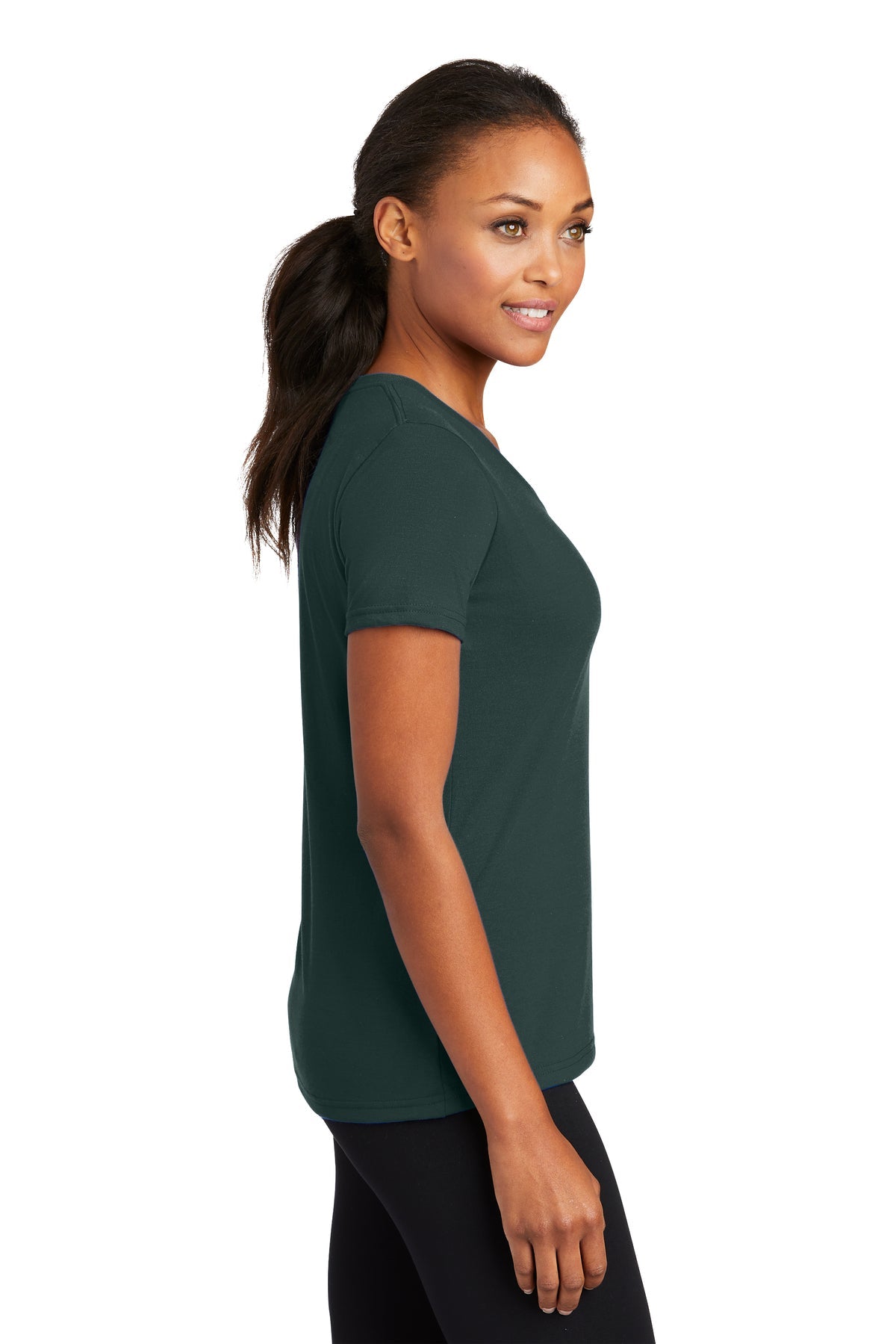 Port & Company Ladies Performance Blend V-Neck Tee