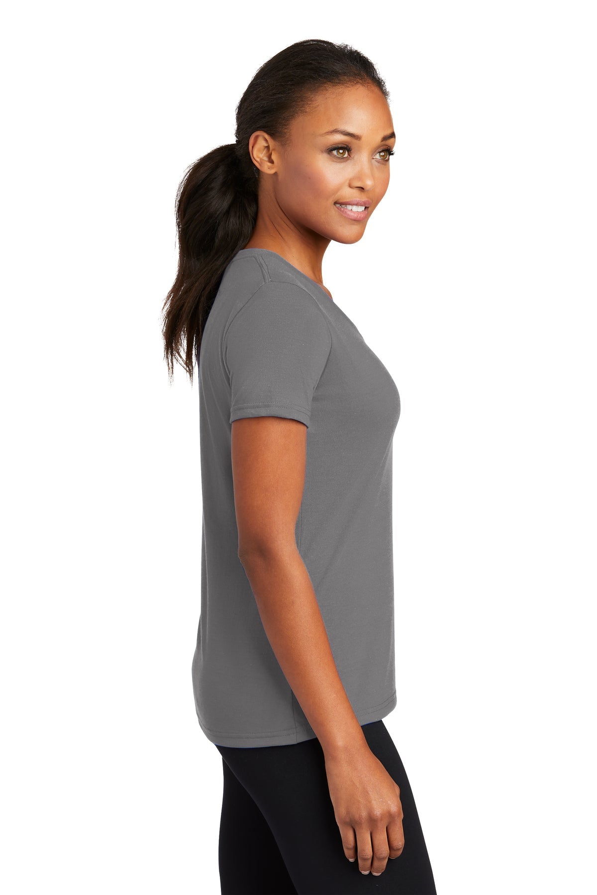 Port & Company Ladies Performance Blend V-Neck Tee