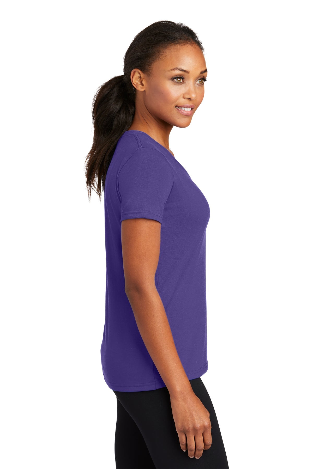 Port & Company Ladies Performance Blend V-Neck Tee