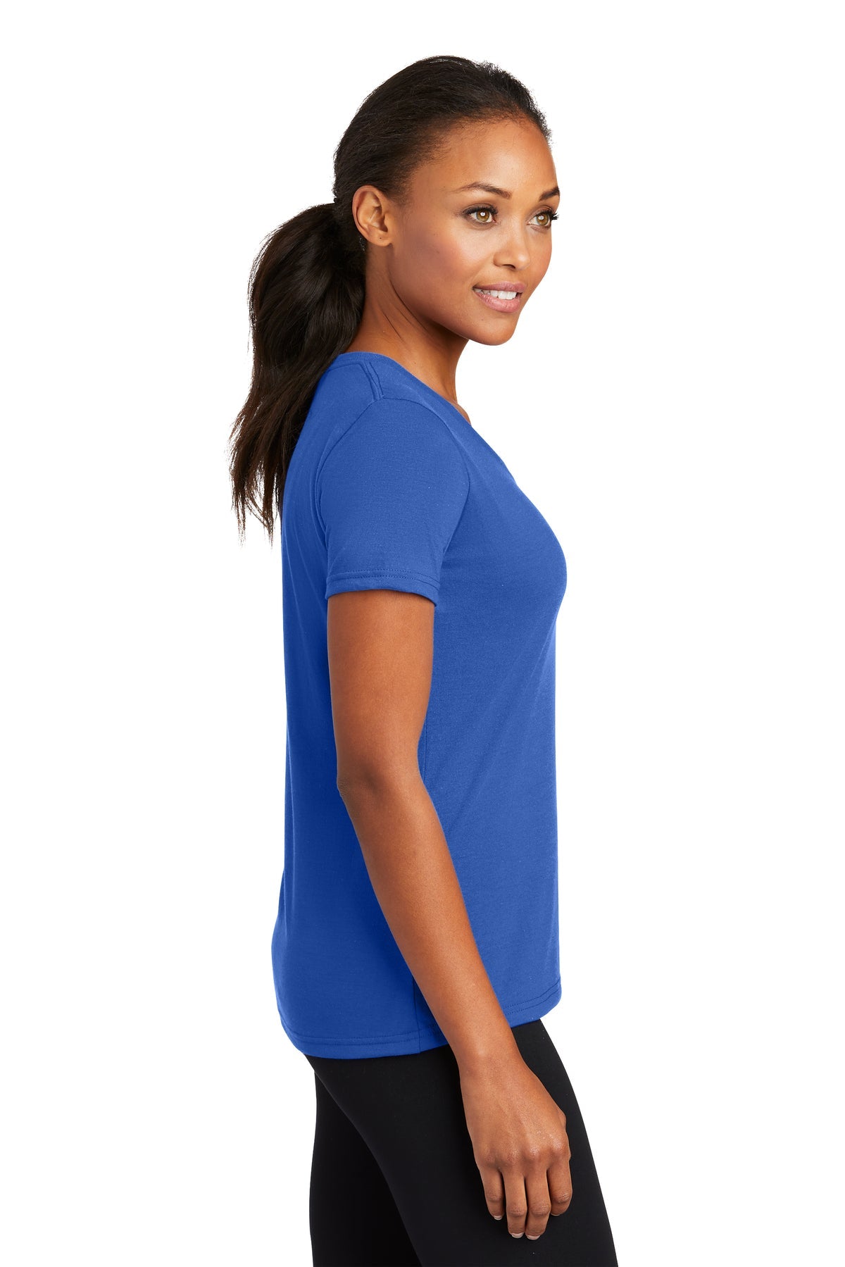 Port & Company Ladies Performance Blend V-Neck Tee