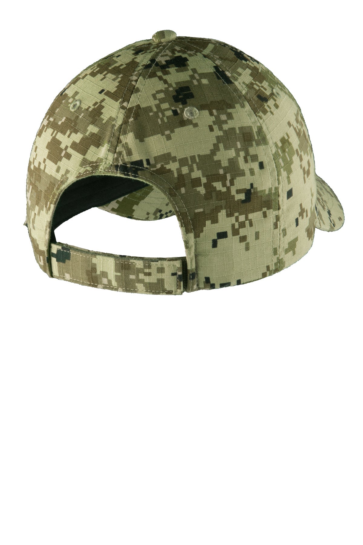 Port Authority Digital Ripstop Camouflage Custom Caps, Green Camo
