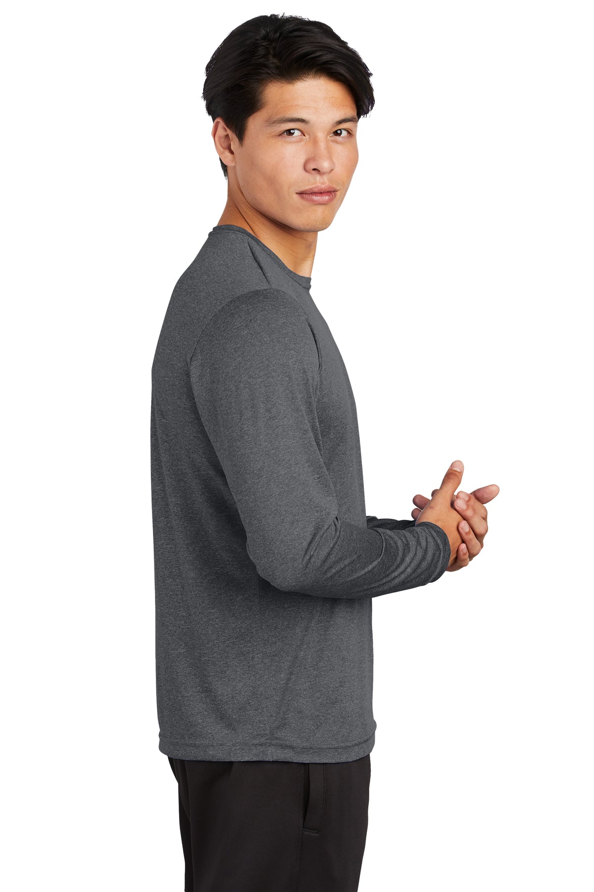 Sport-Tek Long Sleeve Heather Contender Tee