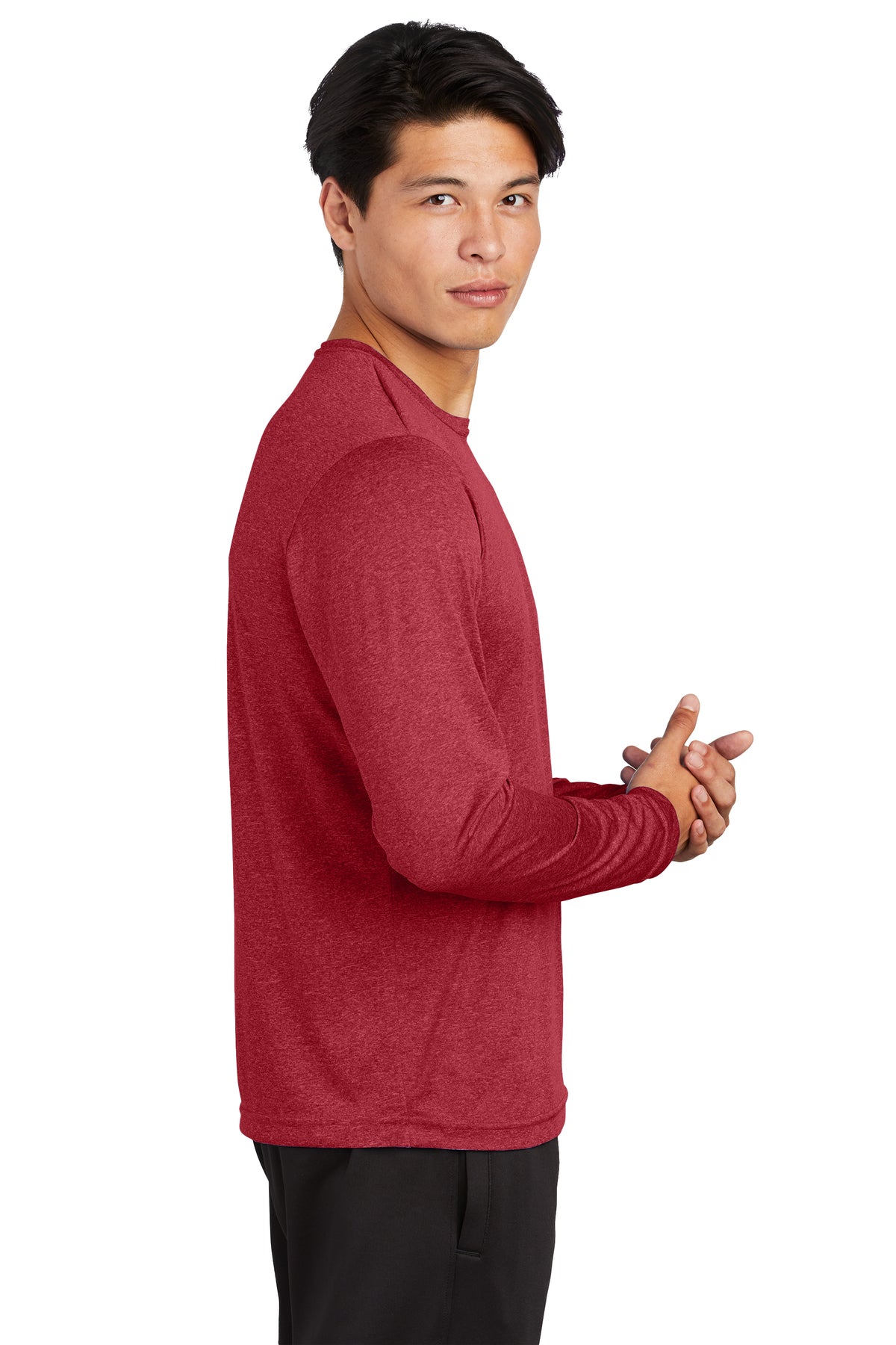 Sport-Tek Long Sleeve Heather Contender Tee