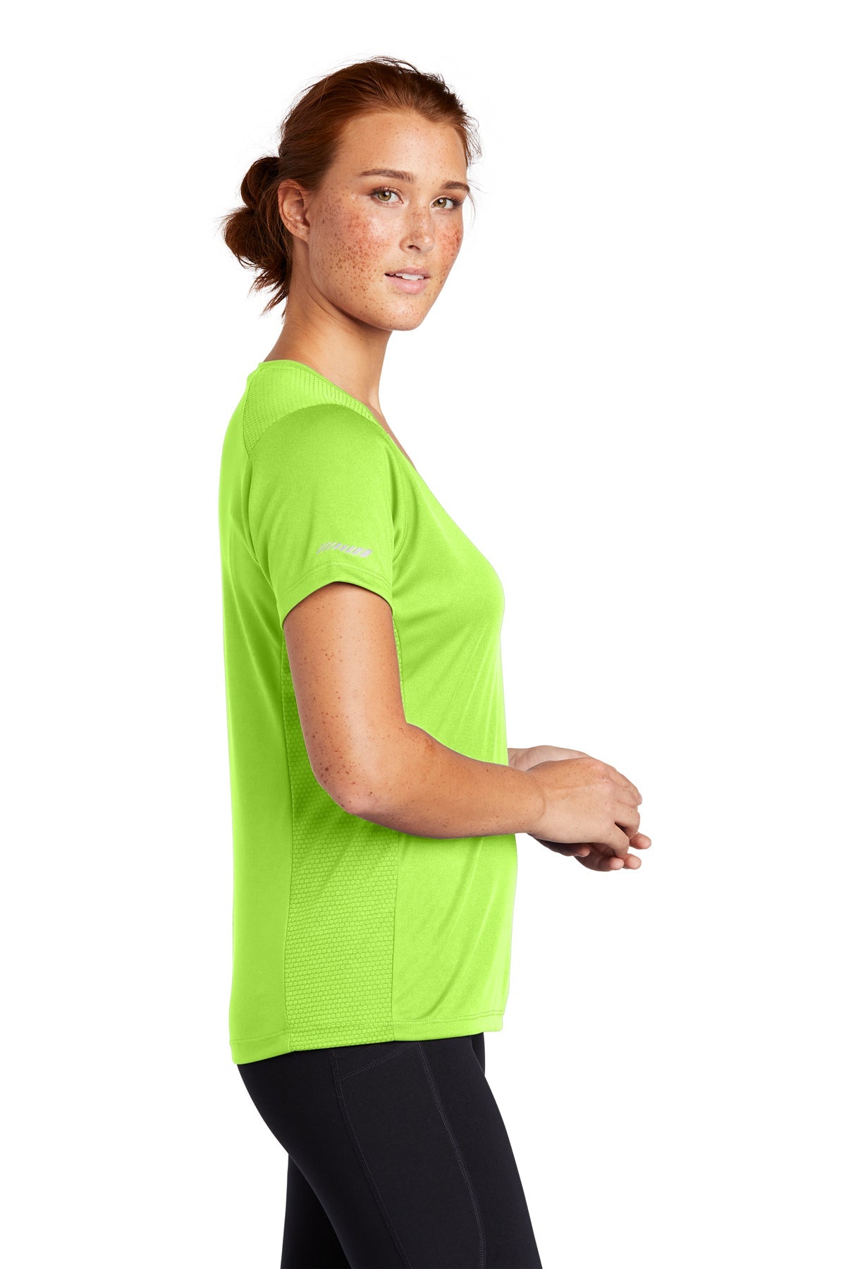 Sport-Tek Ladies PosiCharge Elevate Scoop Neck Tee