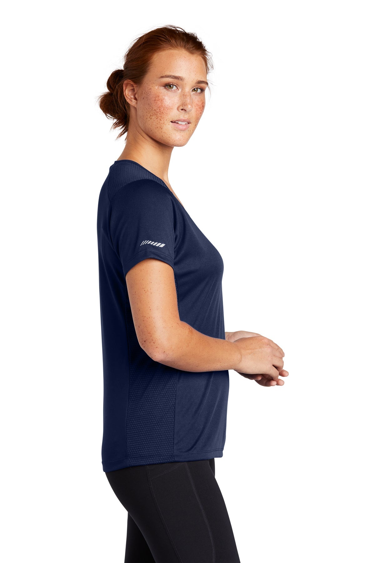 Sport-Tek Ladies PosiCharge Elevate Scoop Neck Tee