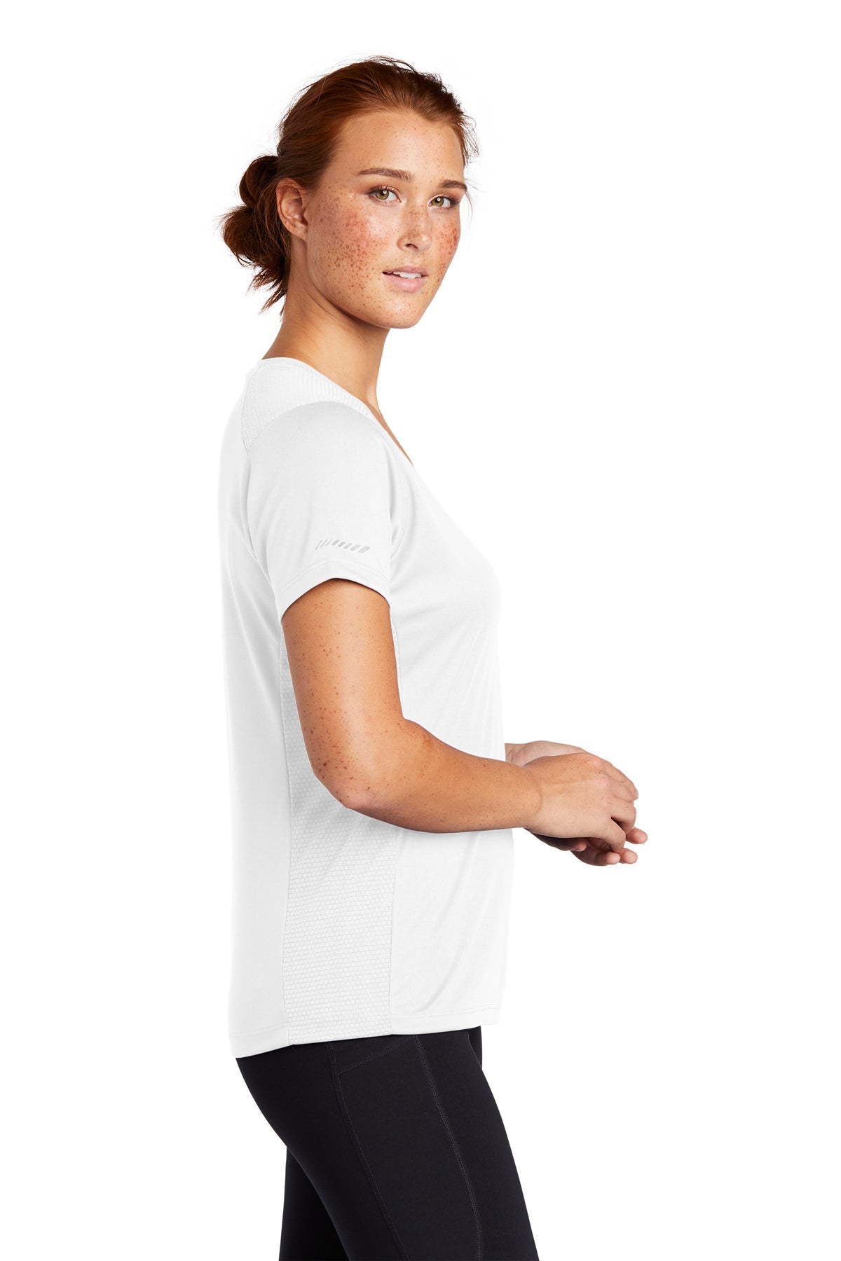 Sport-Tek Ladies PosiCharge Elevate Scoop Neck Tee