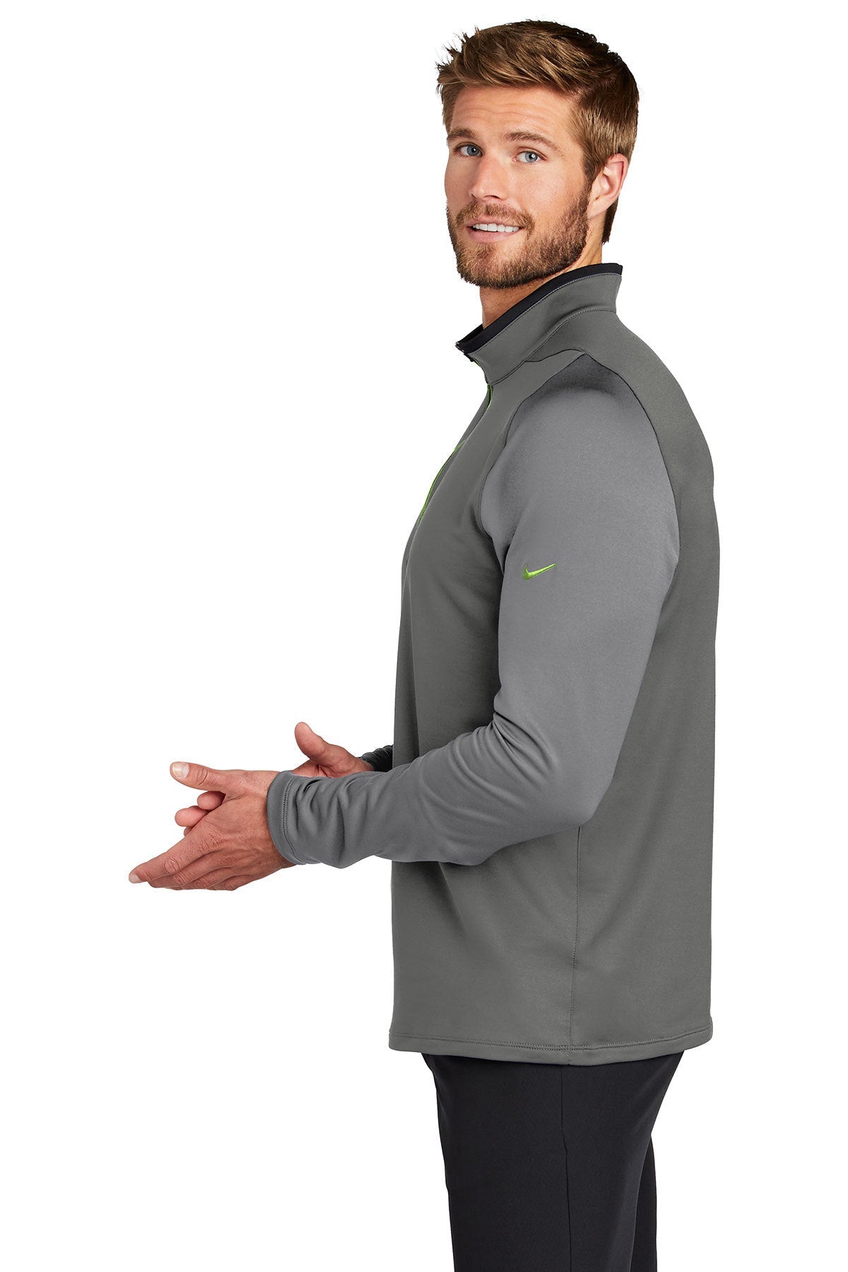 nike_779795_dark grey/ cool grey/ volt_company_logo_sweatshirts