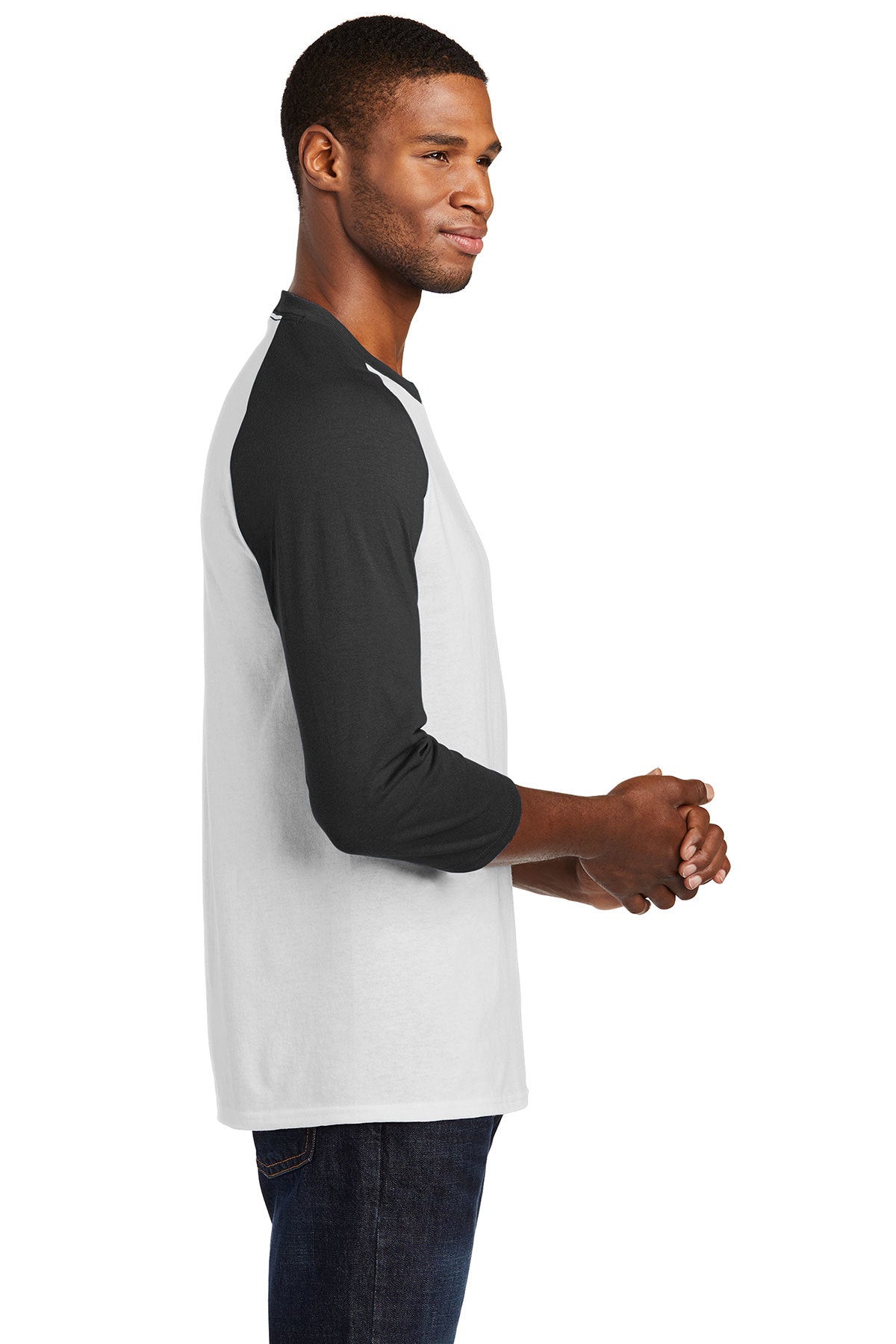 Port & Company Core Blend 3/4-Sleeve Raglan Tee