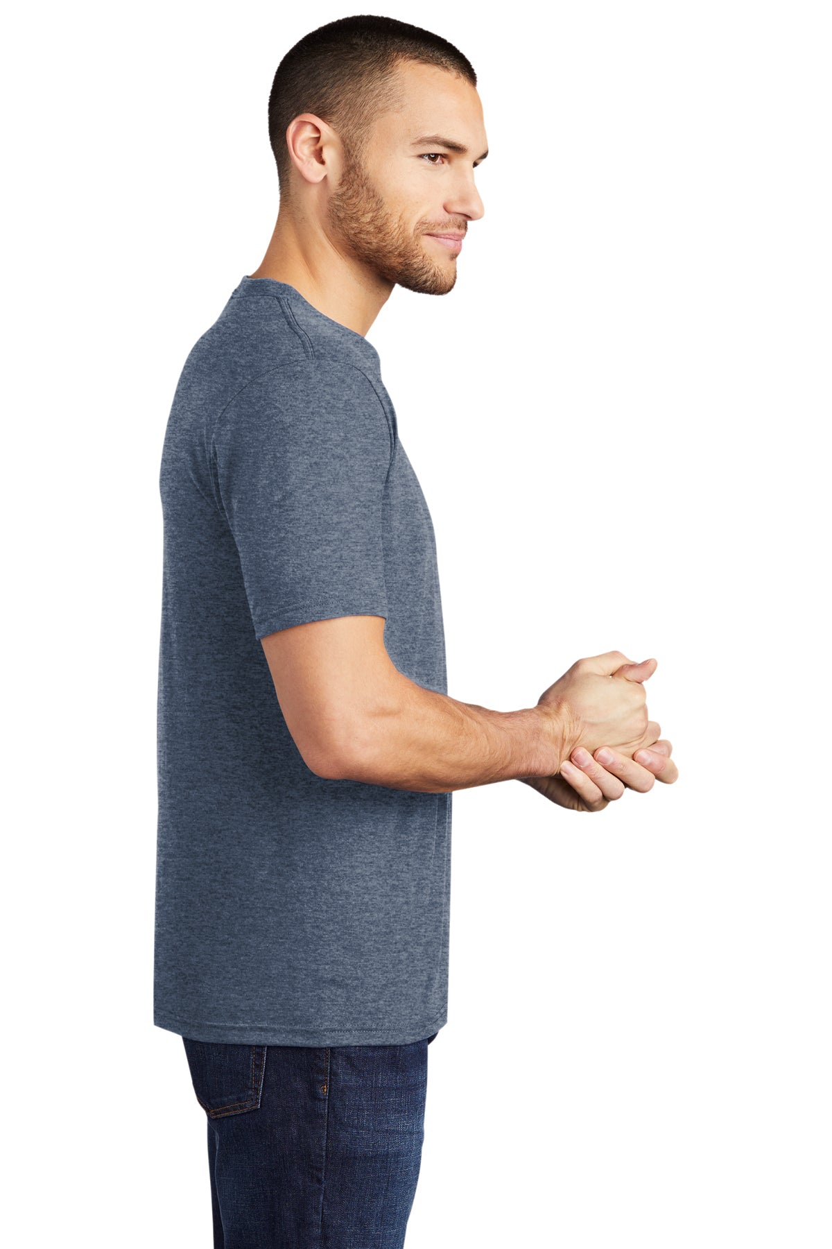 District Made Mens Perfect Tri Crew Tee