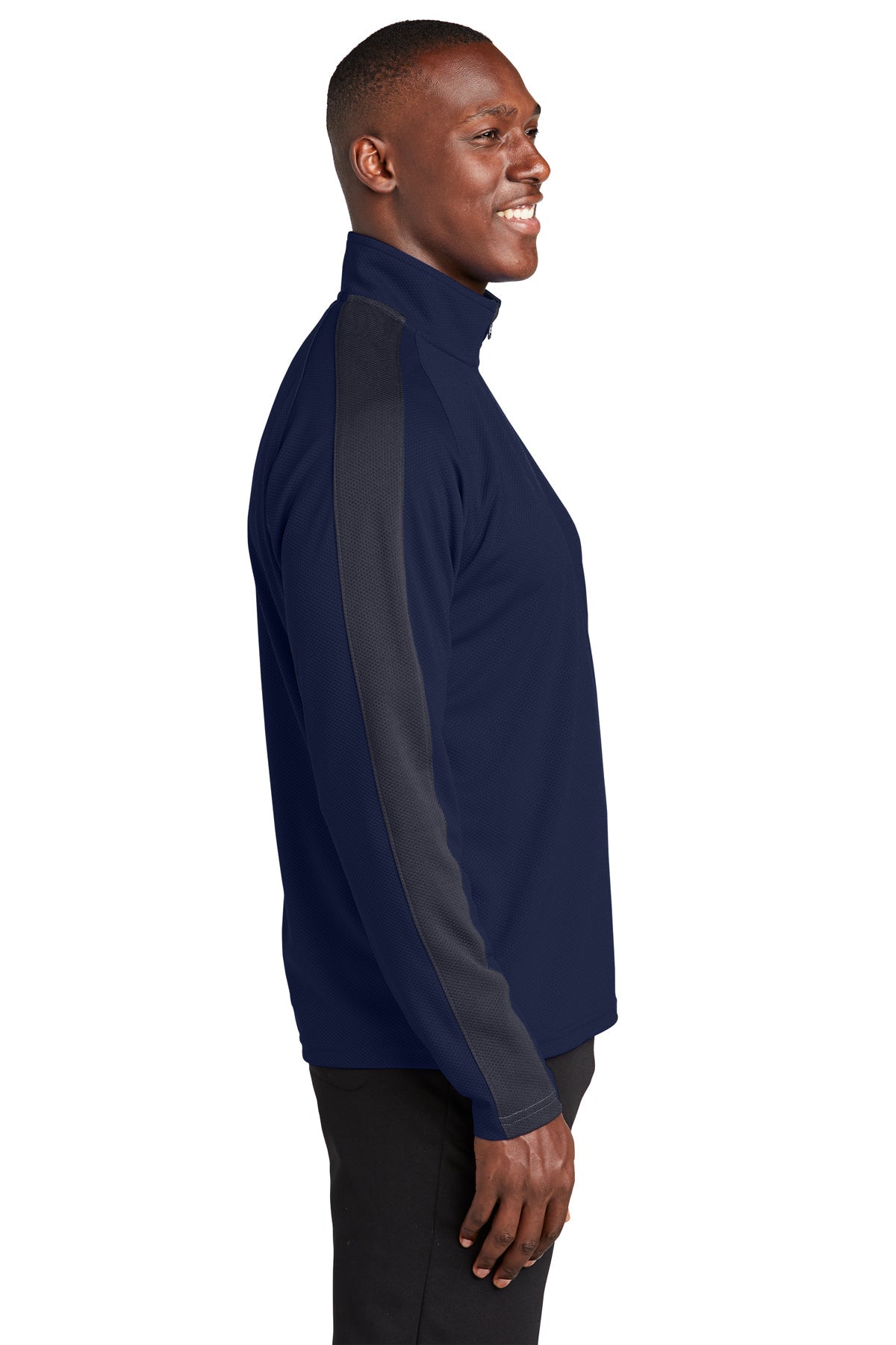 sport-tek_st861 _true navy/ iron grey_company_logo_sweatshirts