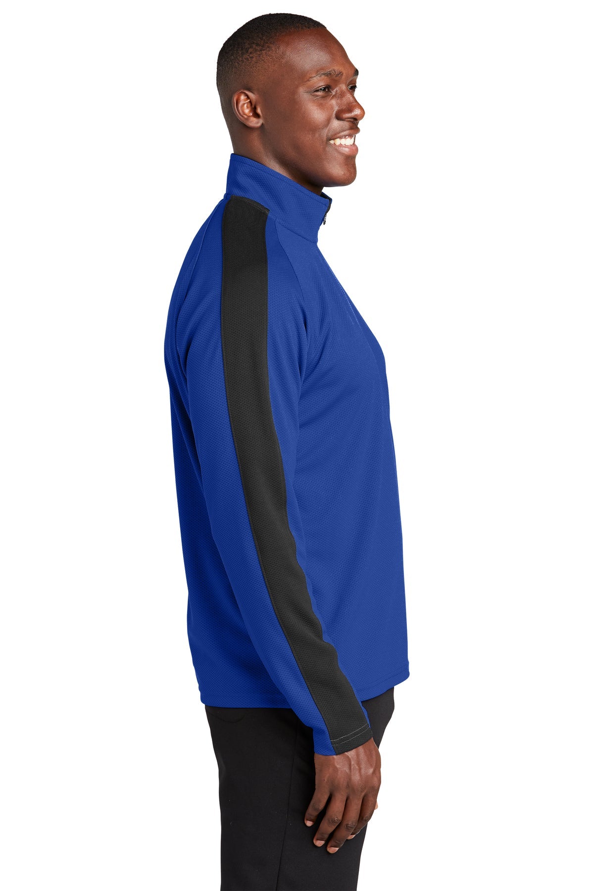 sport-tek_st861 _true royal/ black_company_logo_sweatshirts