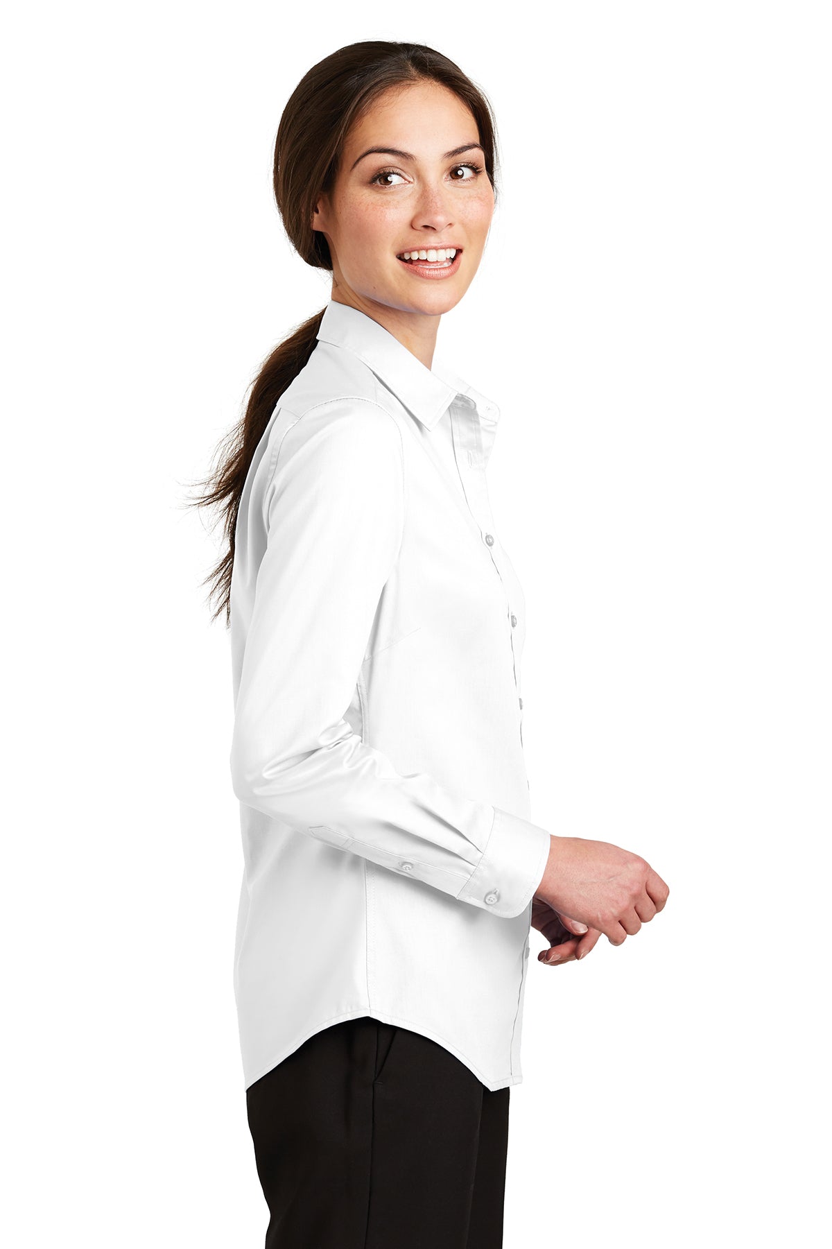 port authority_l663 _white_company_logo_button downs
