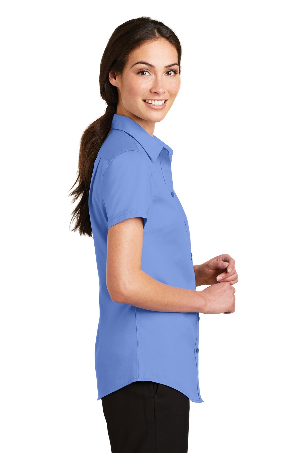 port authority_l664 _ultramarine blue_company_logo_button downs