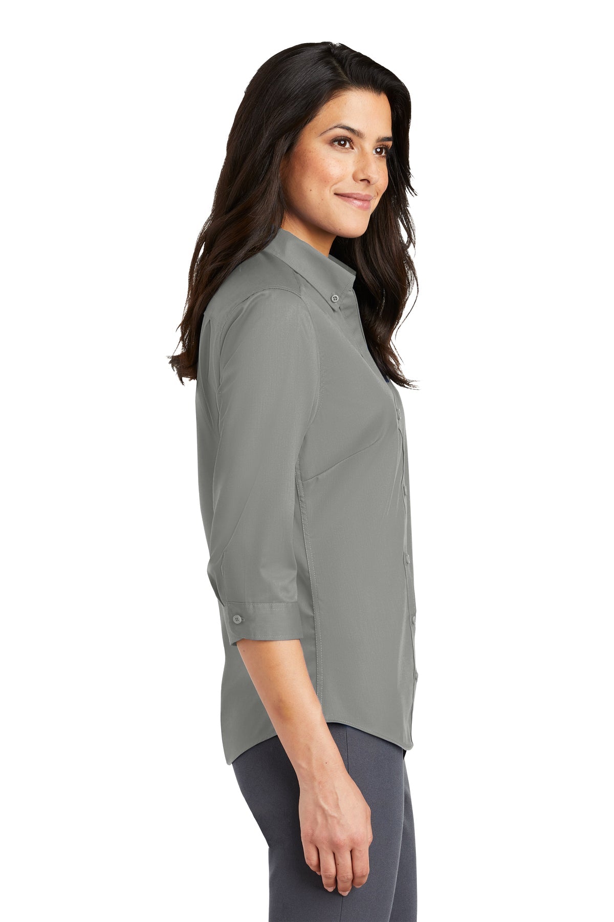 port authority_l665 _monument grey_company_logo_button downs