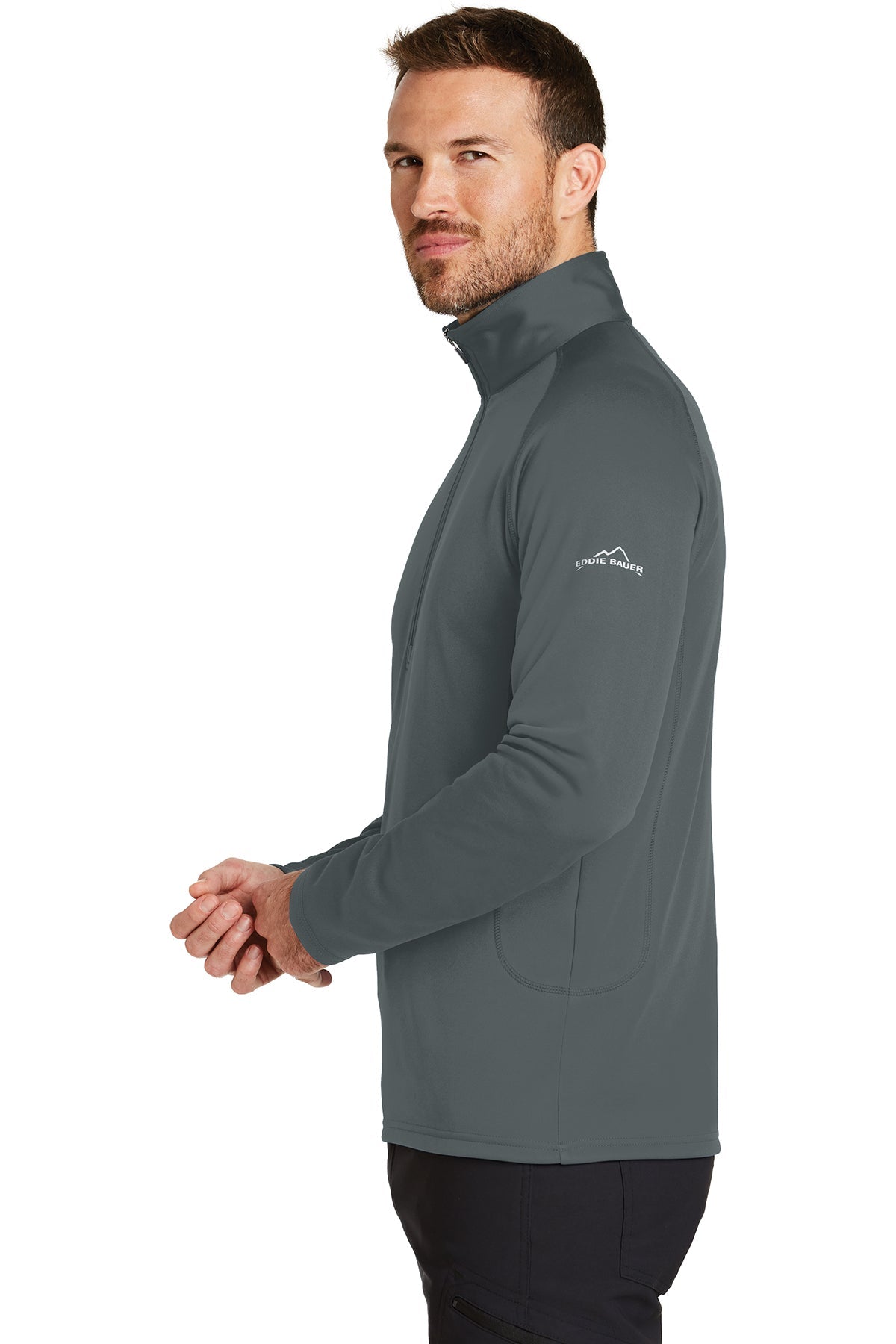 eddie bauer_eb236 _iron gate_company_logo_sweatshirts