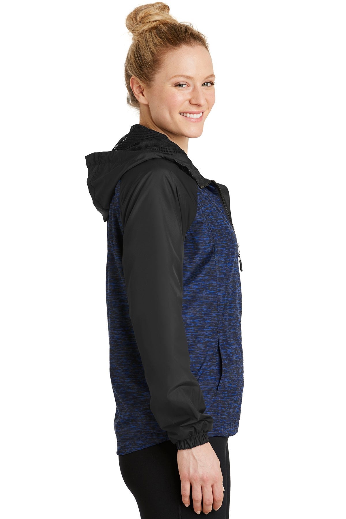 sport-tek_lst40 _true royal heather/ black_company_logo_jackets