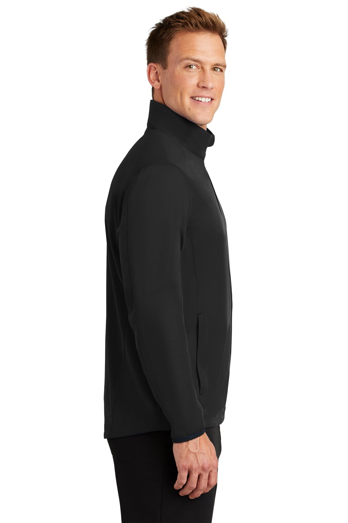 Port Authority Active Soft Shell Branded Jackets, Deep Black [GOBHI]