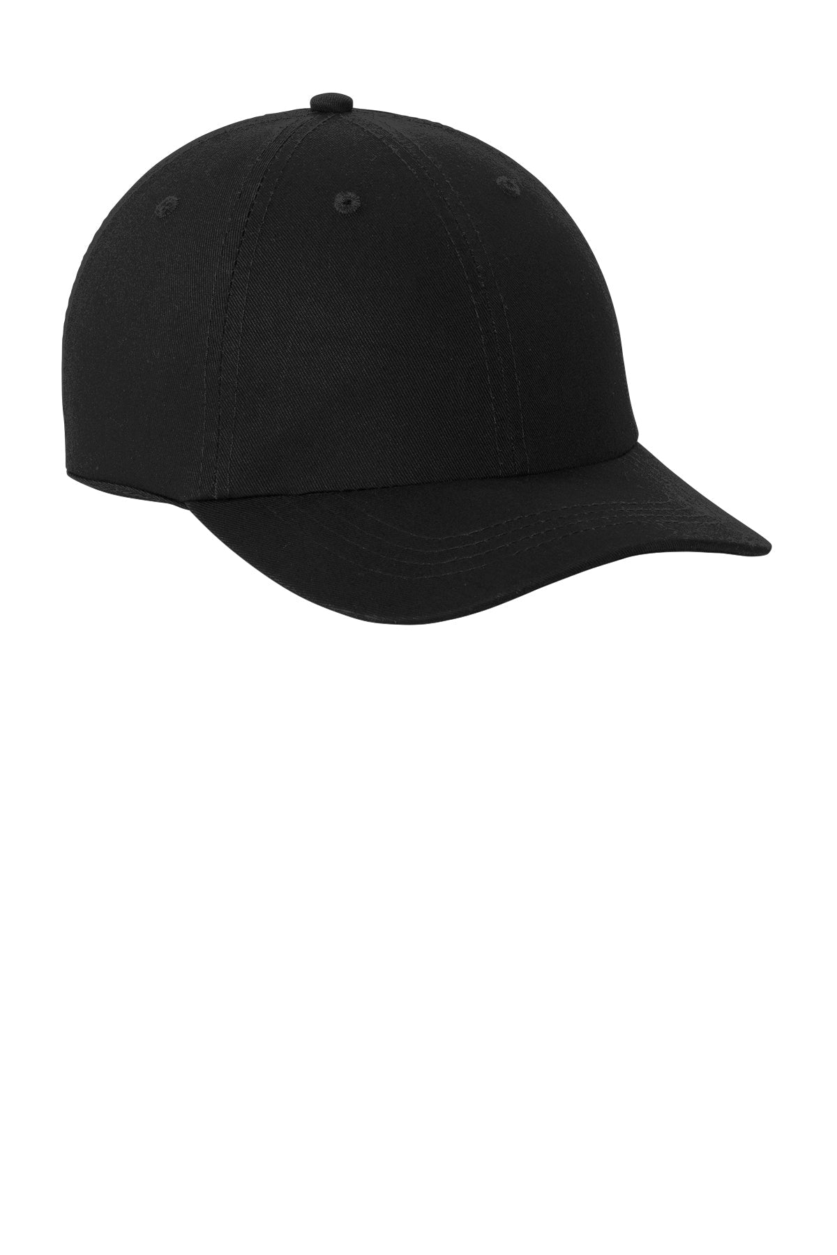 Port Authority Washed Twill Customized Caps, Black