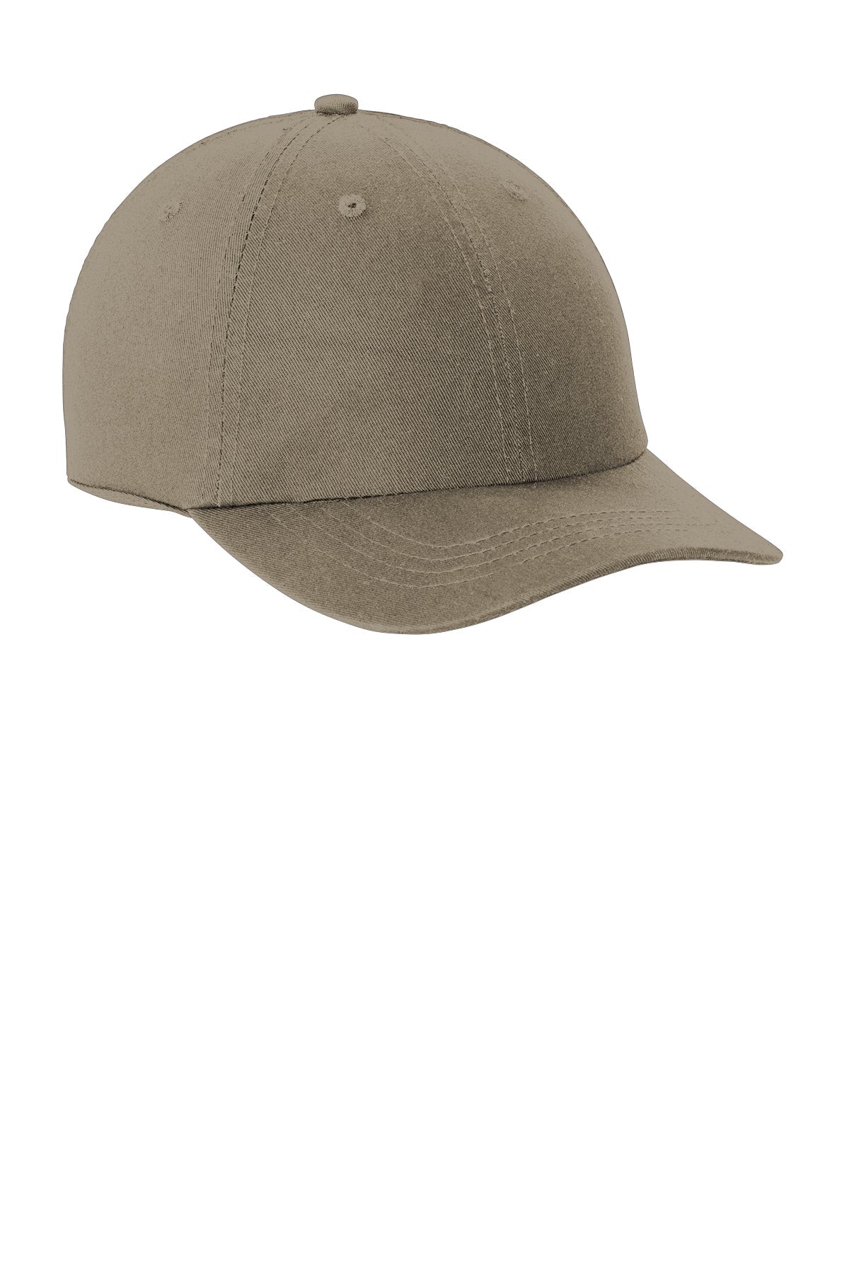 Port Authority Washed Twill Branded Caps, Khaki