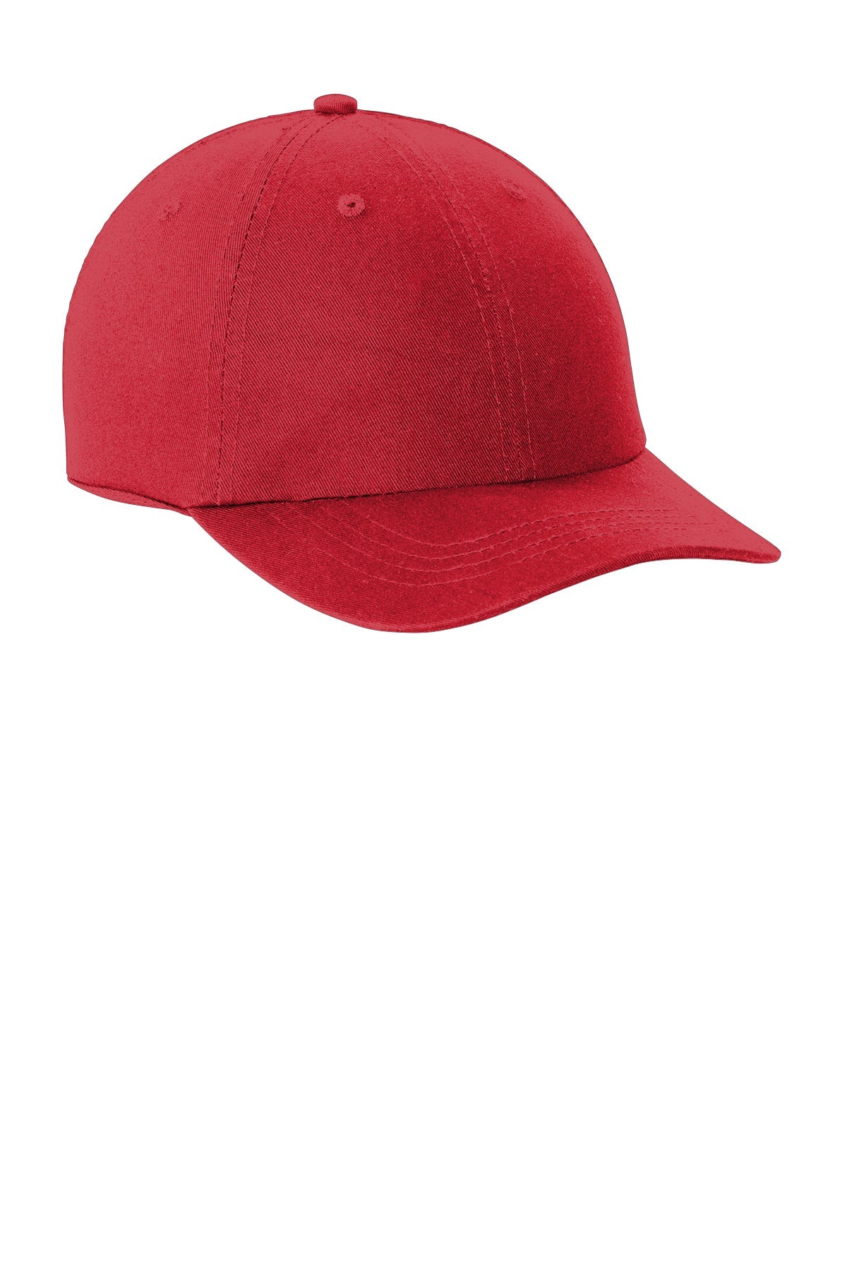 Port Authority Washed Twill Branded Caps, Red