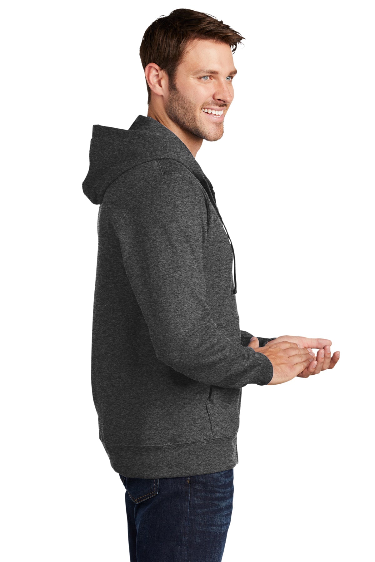 port & company_pc850zh _dark heather grey_company_logo_sweatshirts