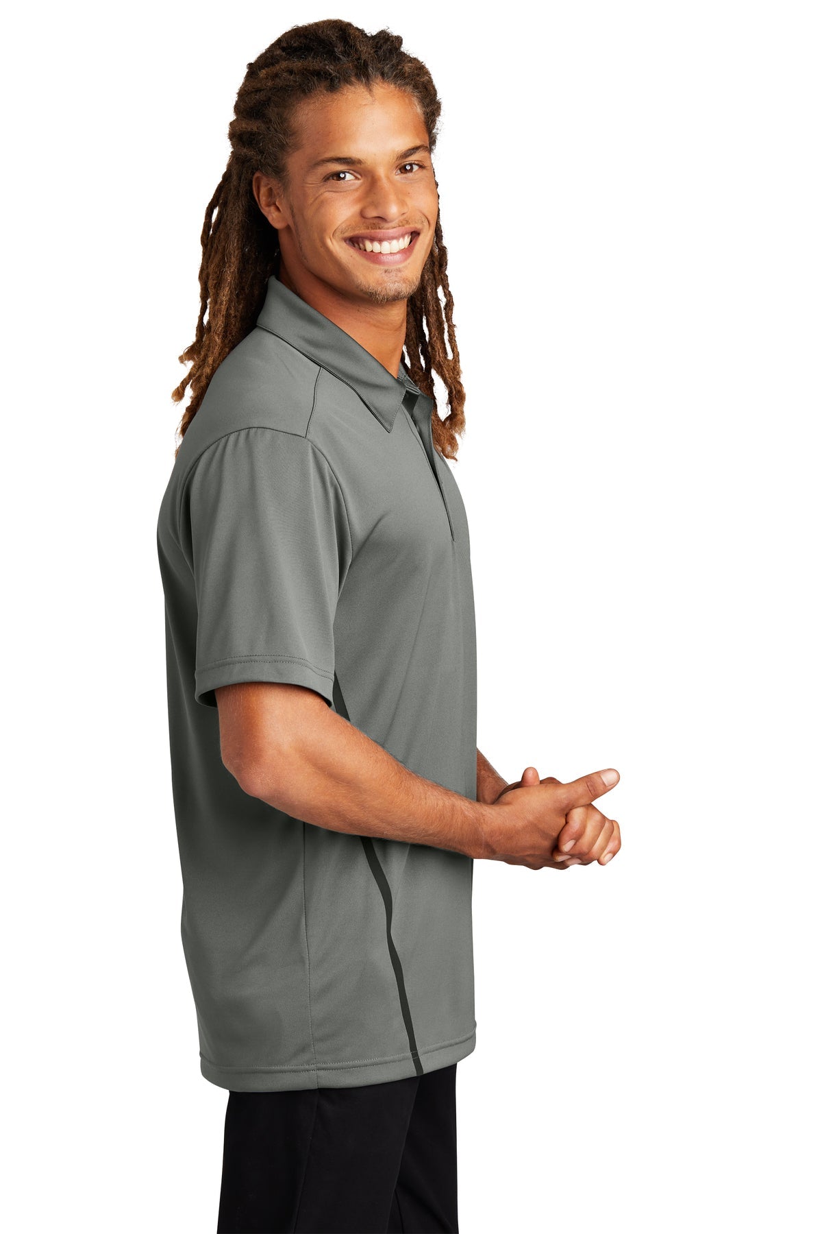 sport-tek_st620 _dark smoke grey/ black_company_logo_polos