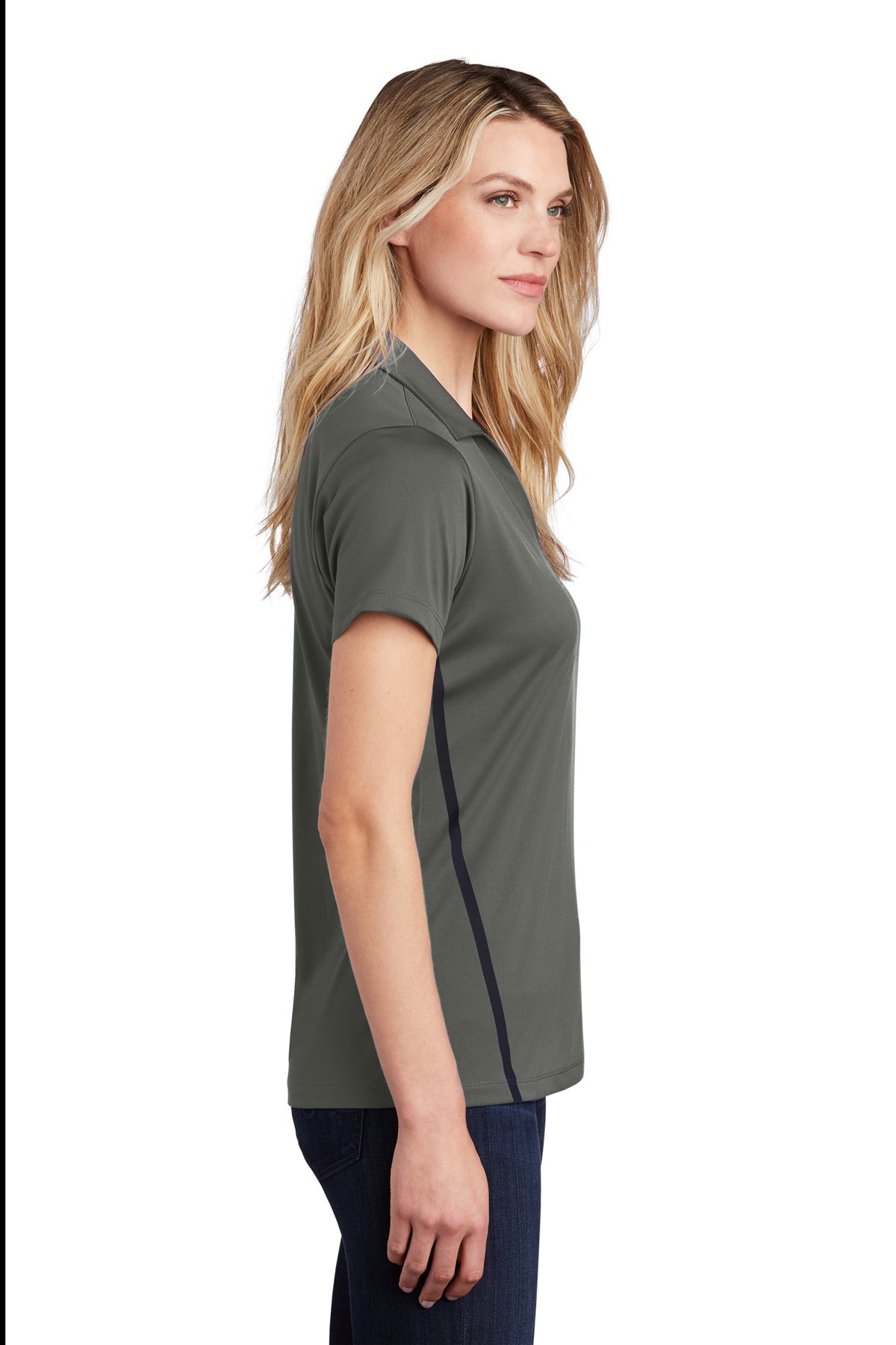 sport-tek_lst620 _dark smoke grey/ black_company_logo_polos