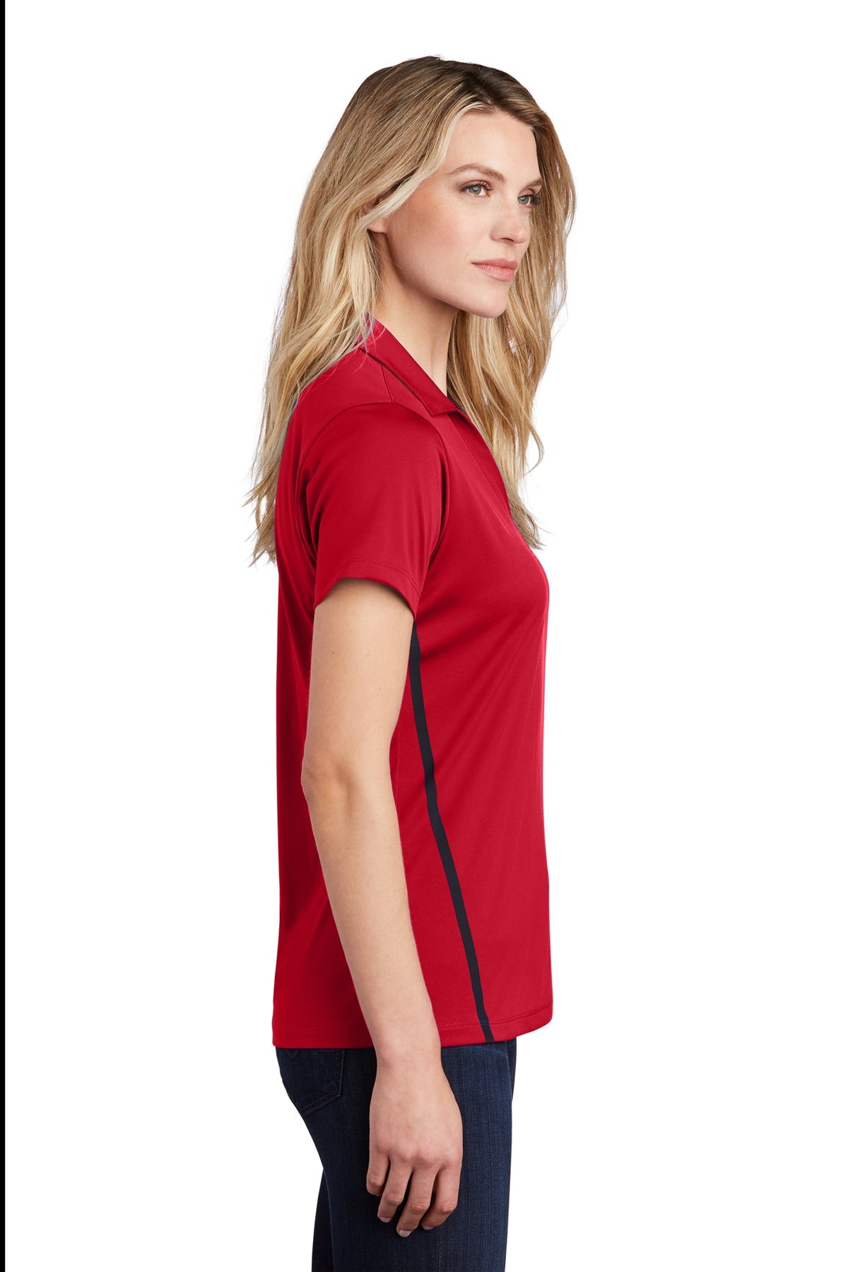 sport-tek_lst620 _deep red/ black_company_logo_polos