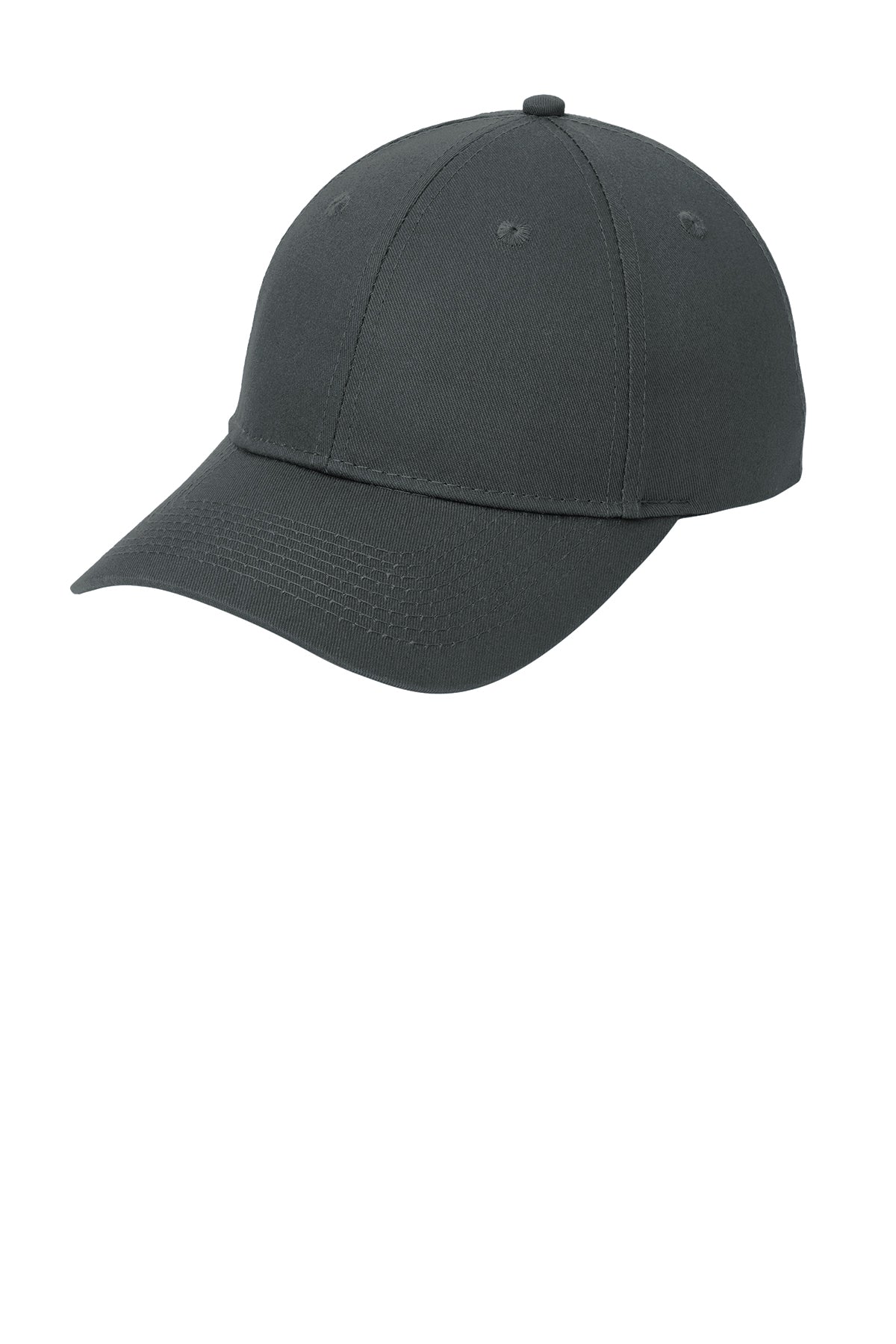 Port Authority Six Panel Twill Customized Caps, Charcoal