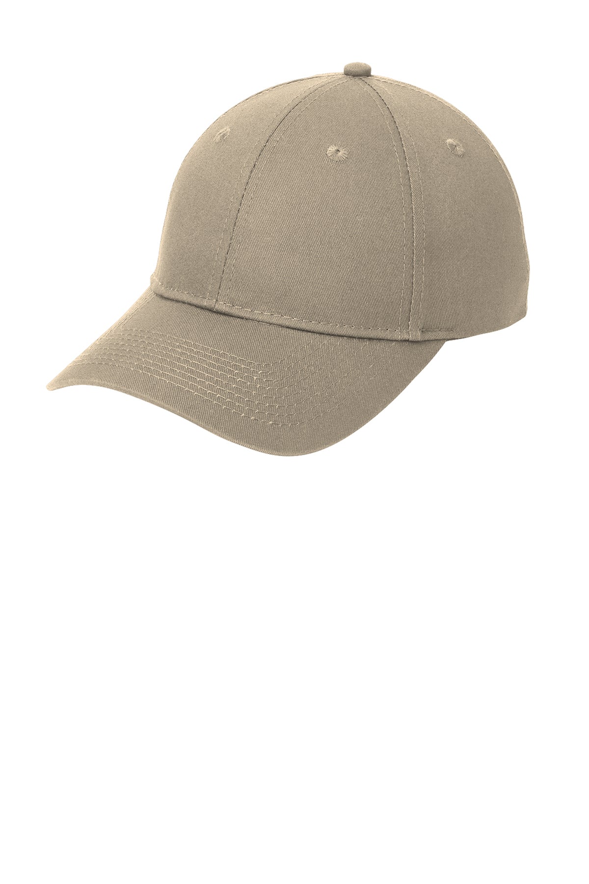 Port Authority Six Panel Twill Custom Caps, Khaki
