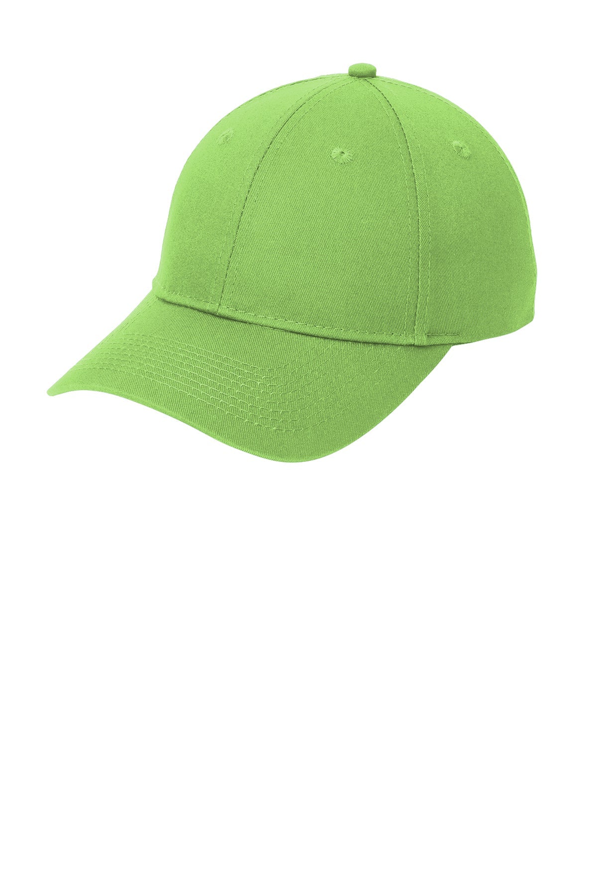 Port Authority Six Panel Twill Custom Caps, Lime