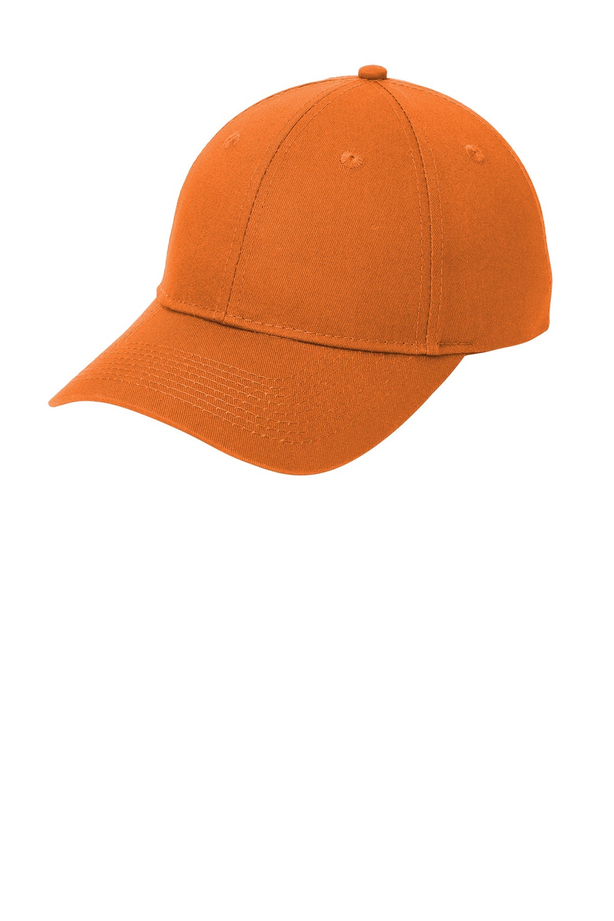 Port Authority Six Panel Twill Branded Caps, Orange
