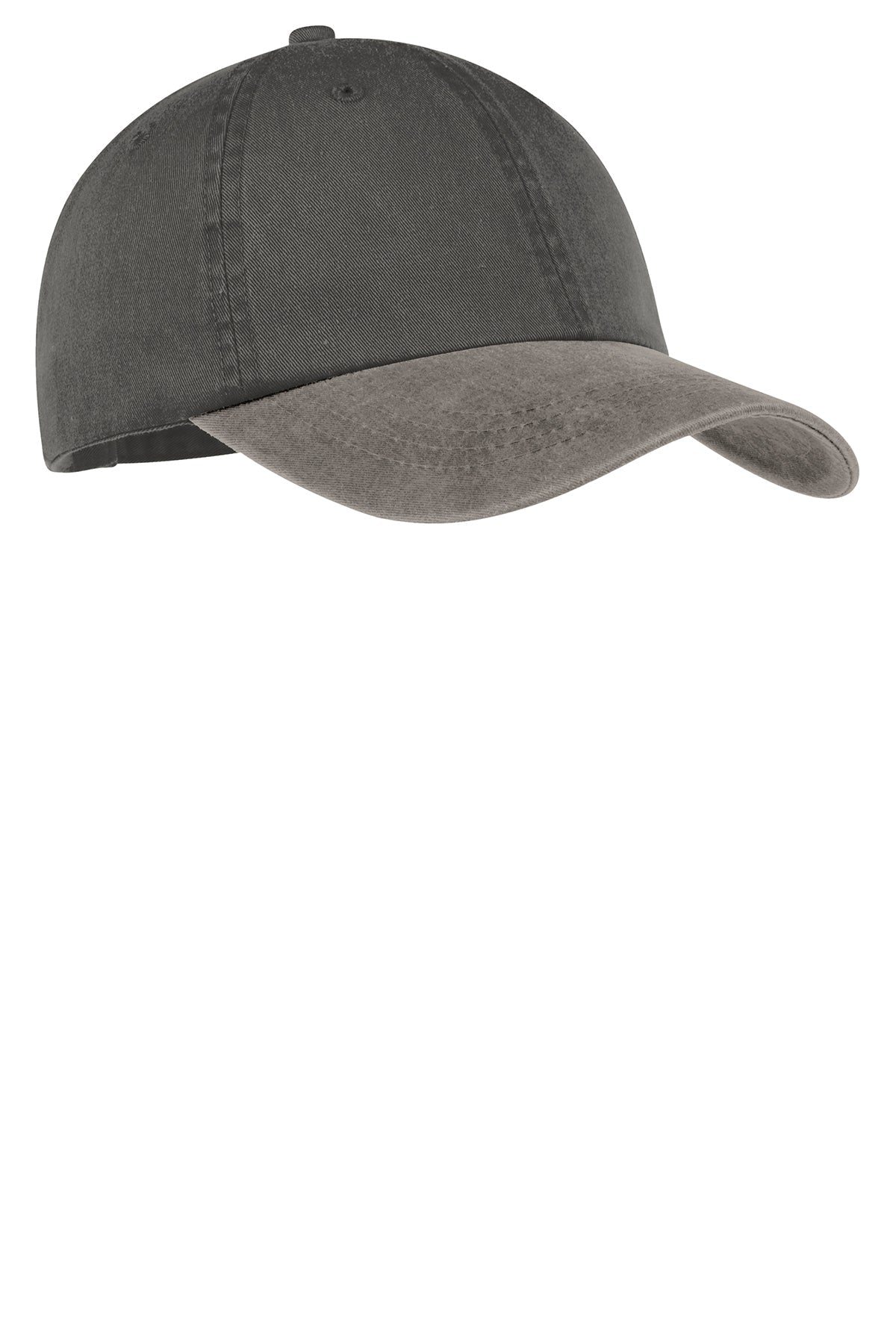 Port Authority Pigment Dyed Custom Caps, Black/ Pebble