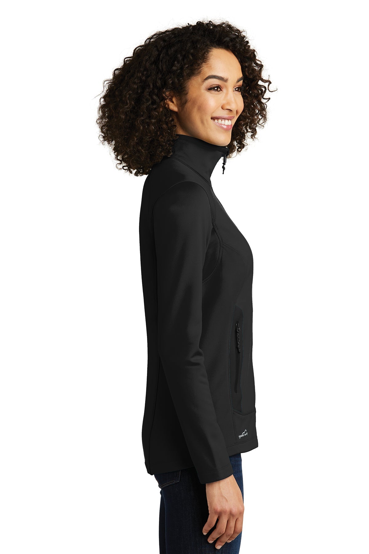eddie bauer_eb241 _black_company_logo_sweatshirts