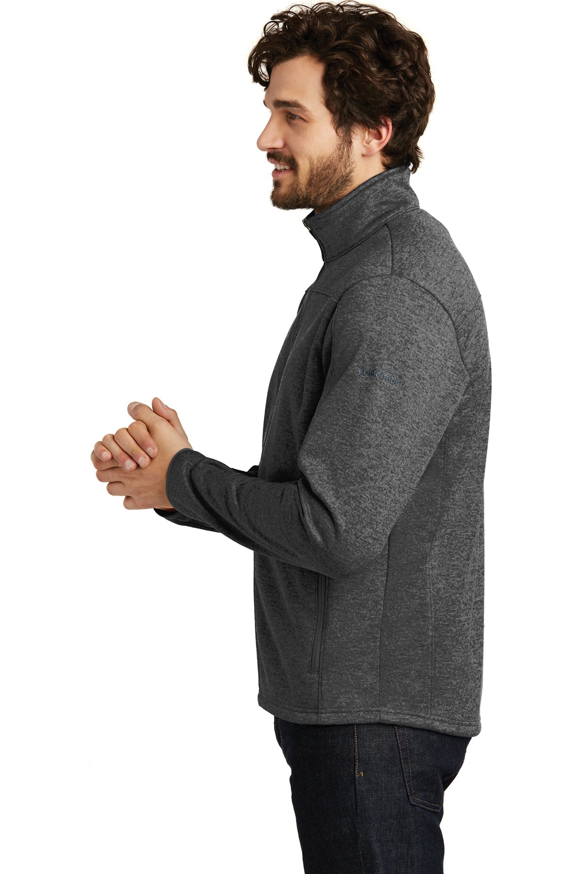 eddie bauer_eb540 _black heather/ black_company_logo_jackets