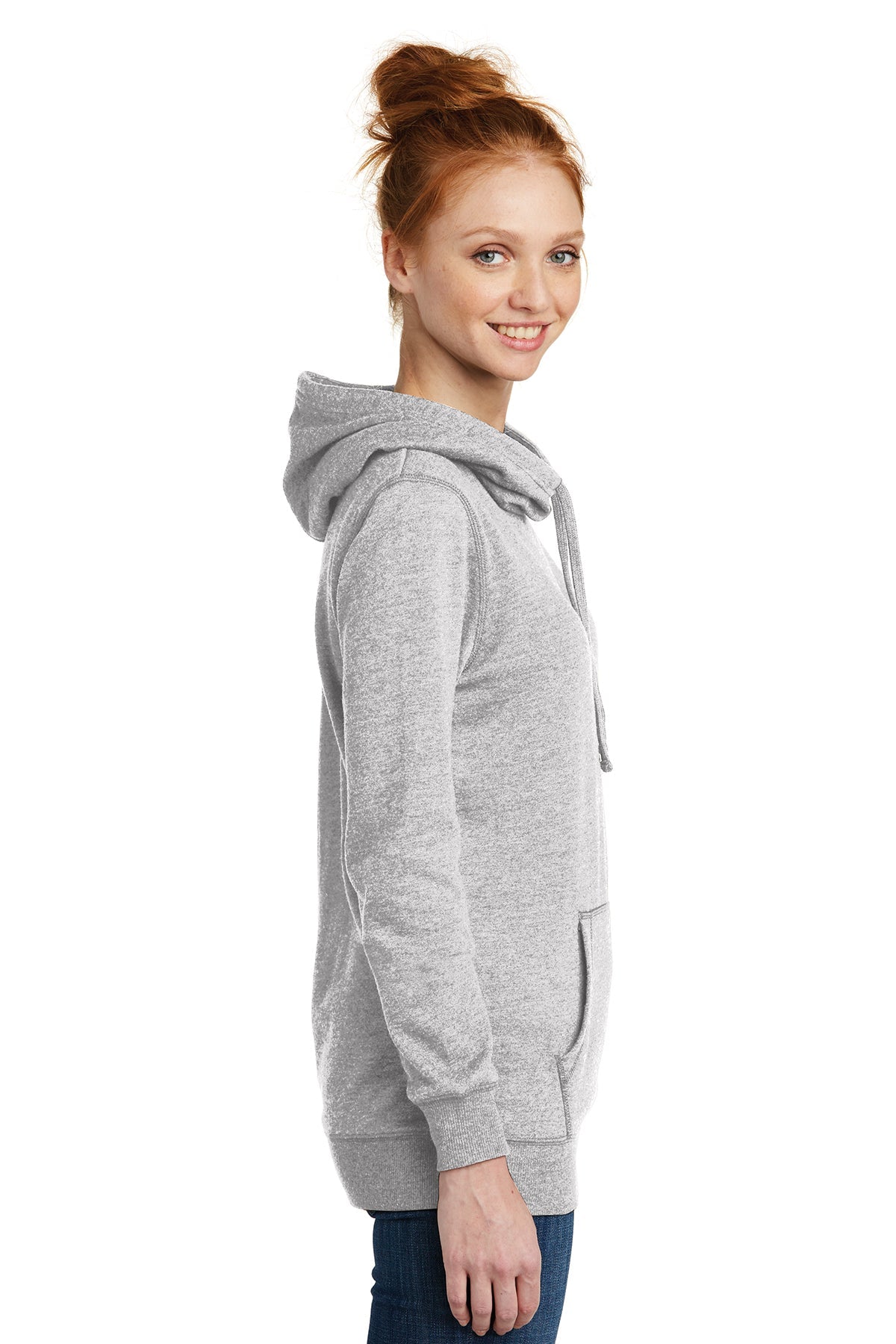 district made_dm493 _heathered grey_company_logo_sweatshirts