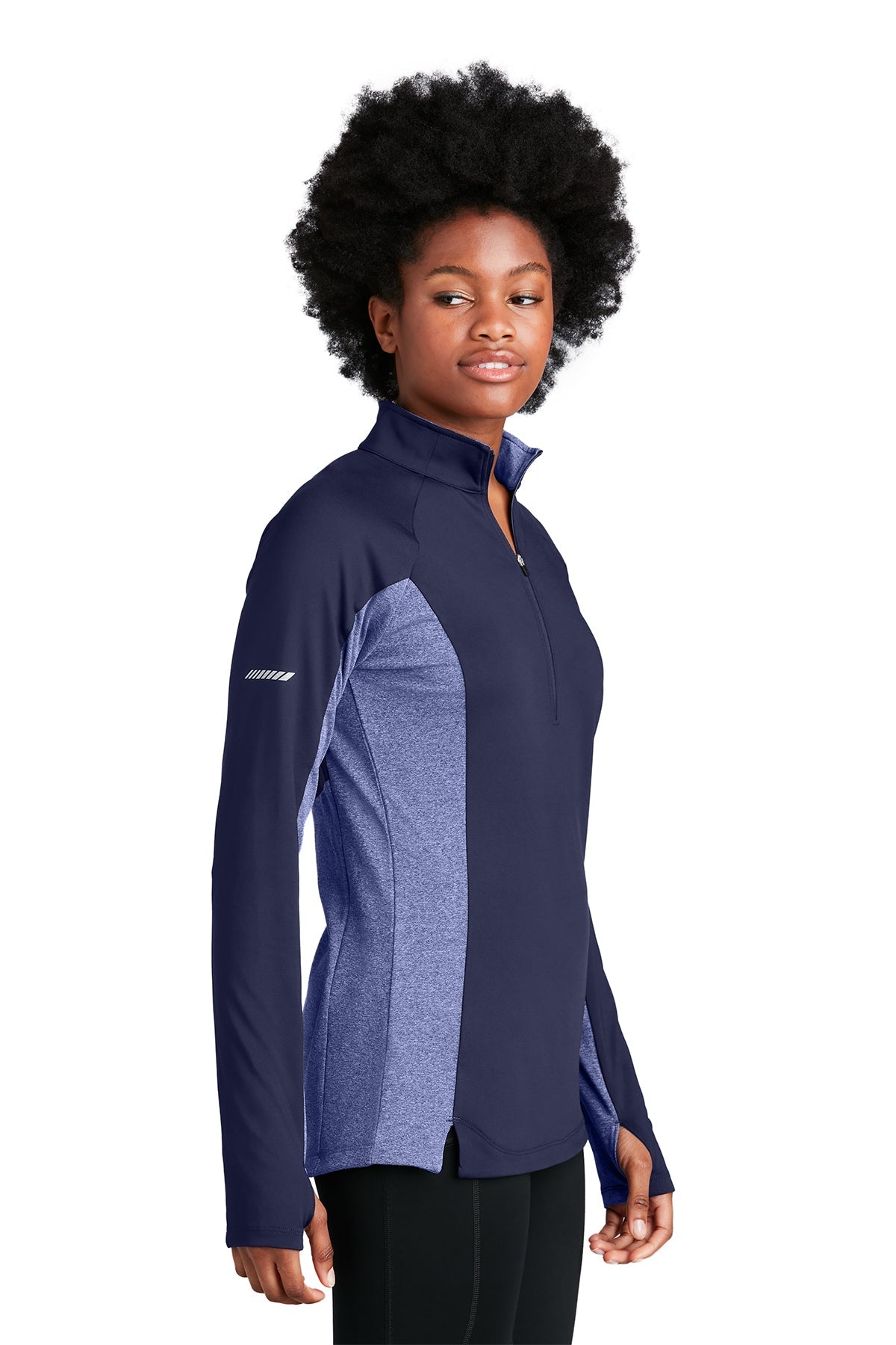 sport-tek_lst854 _true navy/ true navy heather_company_logo_sweatshirts