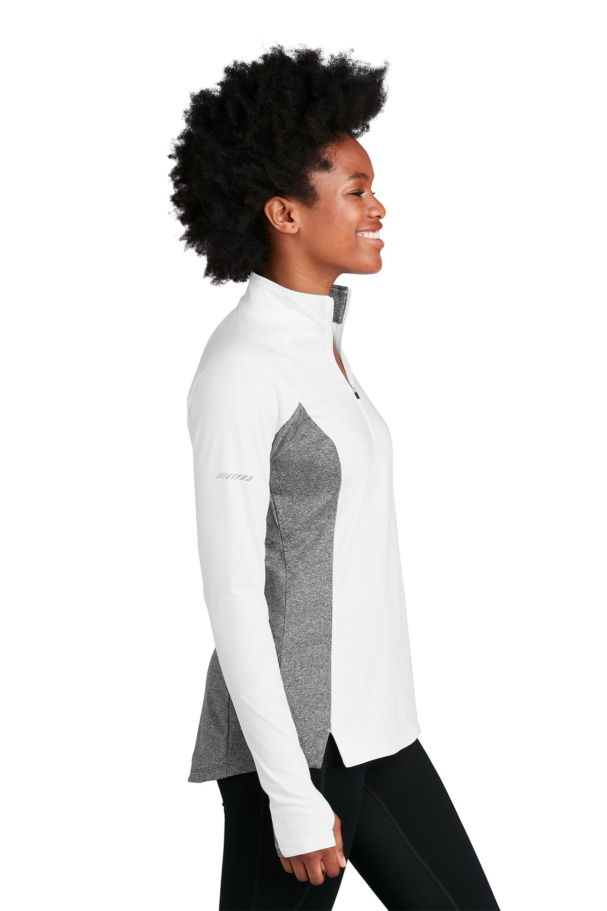 sport-tek_lst854 _white/ charcoal grey heather_company_logo_sweatshirts