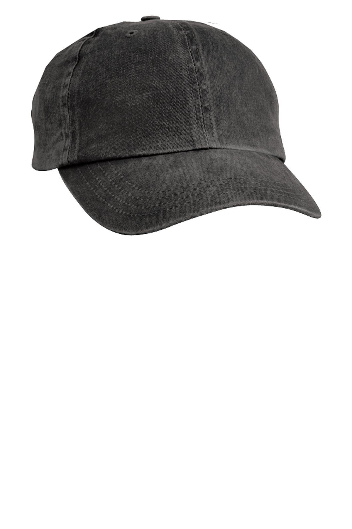 Port Authority Pigment Dyed Customized Caps, Black