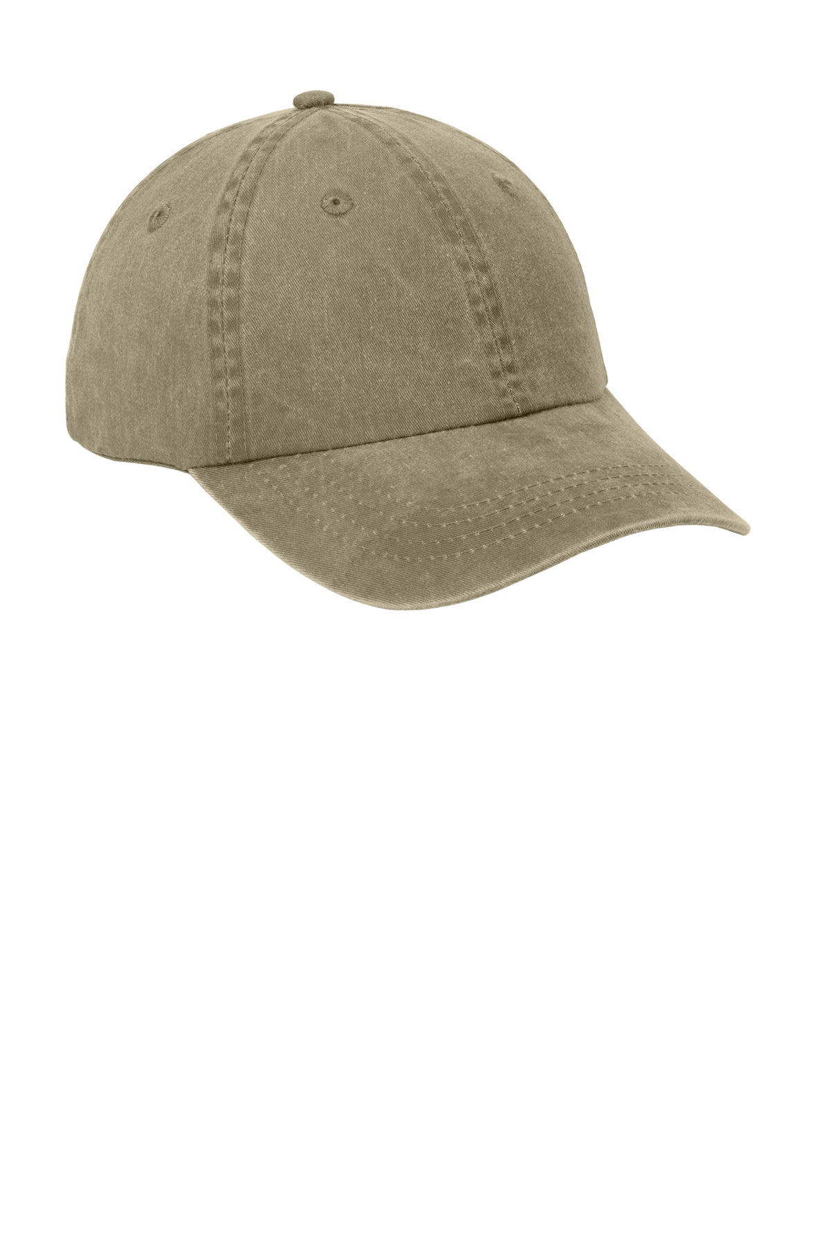 Port Authority Pigment Dyed Customized Caps, Khaki