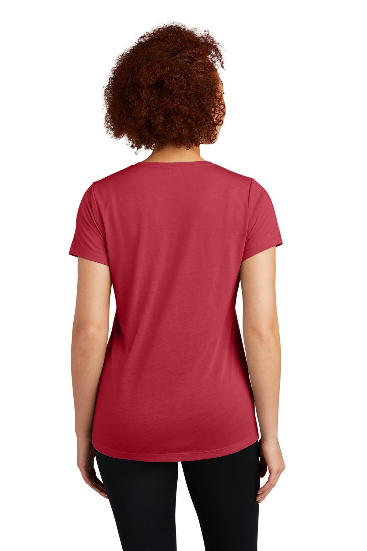 Sport-Tek Ladies PosiCharge Competitor Cotton Touch Scoop Neck Tee