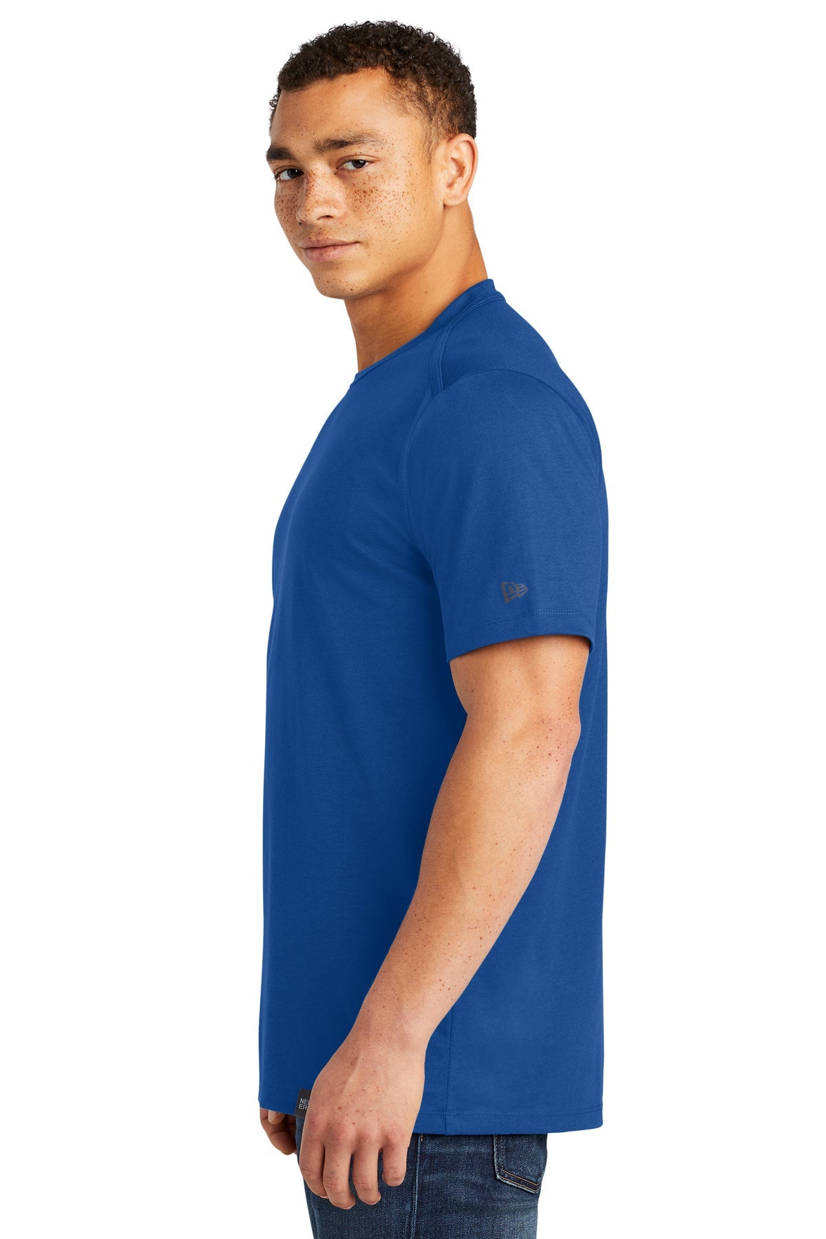 New Era Heritage Blend Custom Printed Tee's, Royal