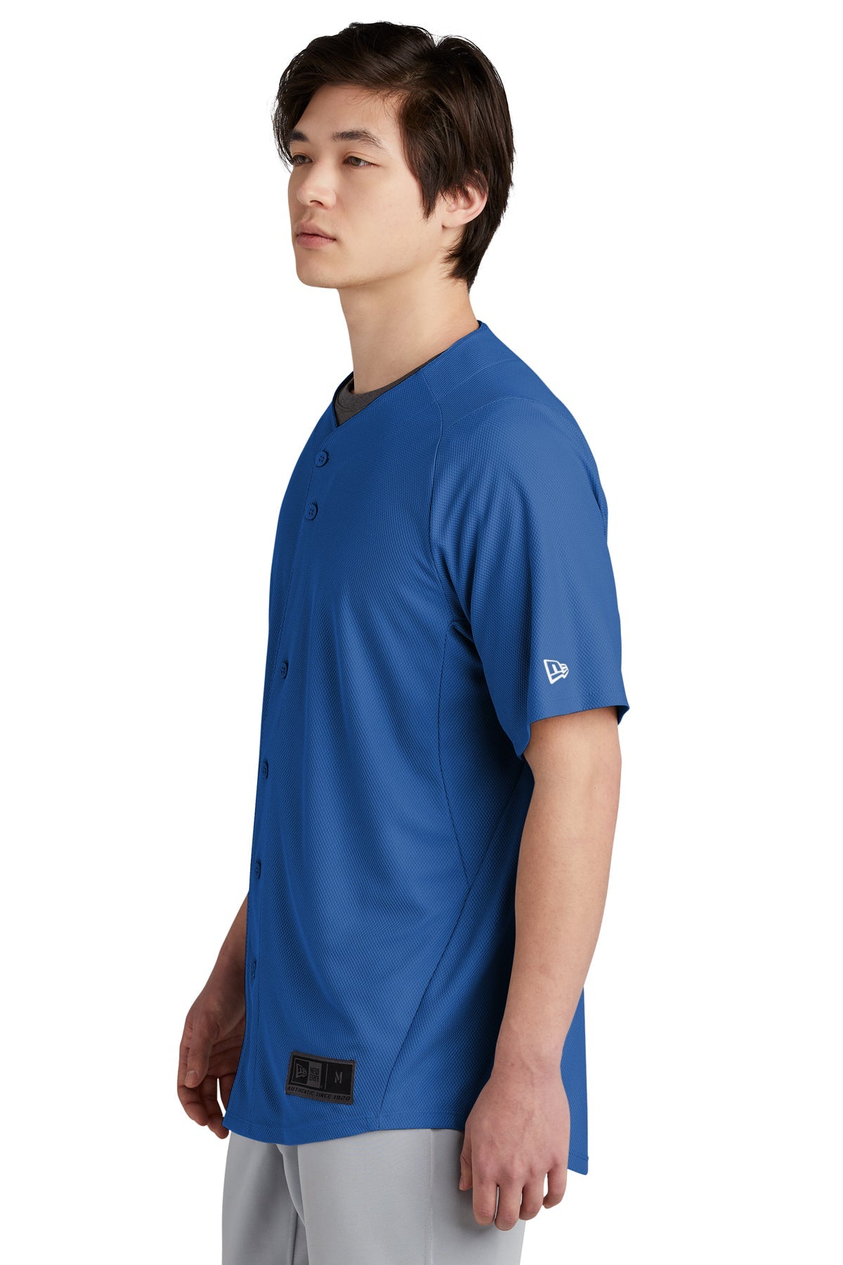 New Era Diamond Era Full-Button Customized Jerseys, Royal