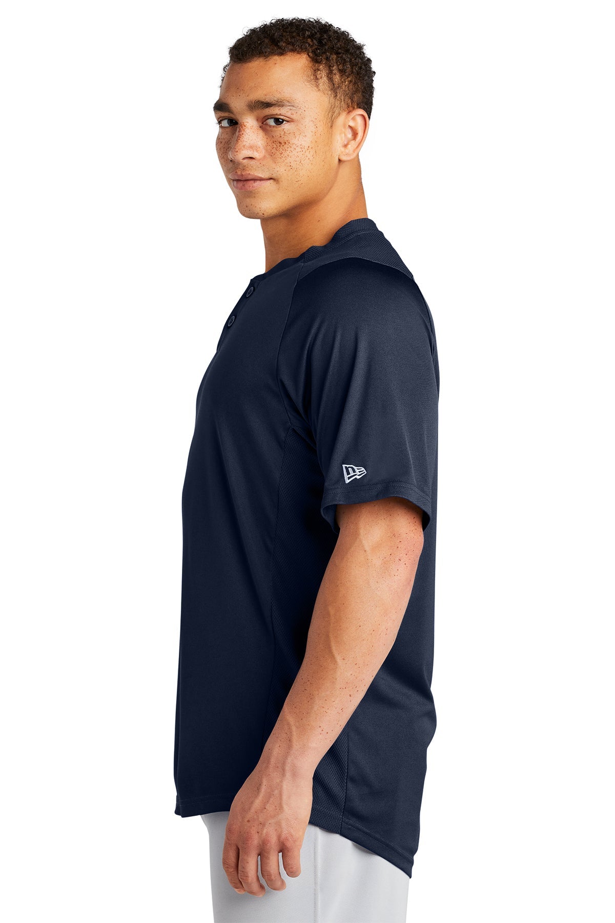 New Era Diamond Era 2-Button Customized Jerseys, True Navy