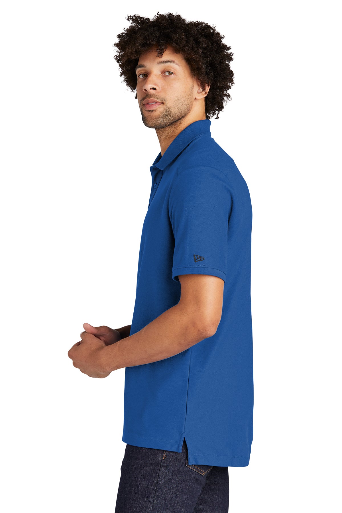 New Era Venue Home Plate Custom Polos, Royal