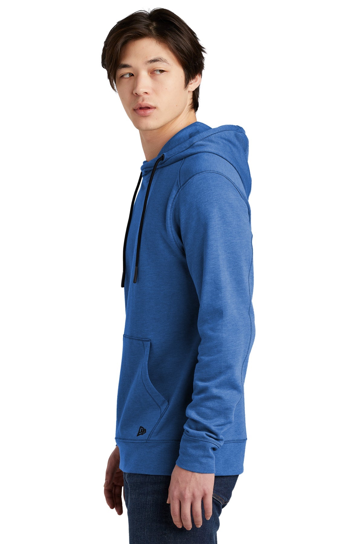 New Era Tri Blend Fleece Custom Hoodies, Royal Heather