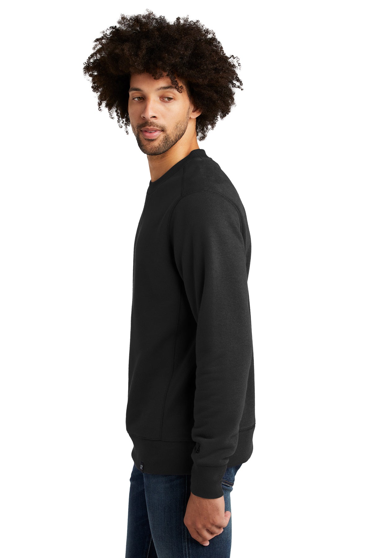 New Era French Terry Customized Sweatshirts, Black