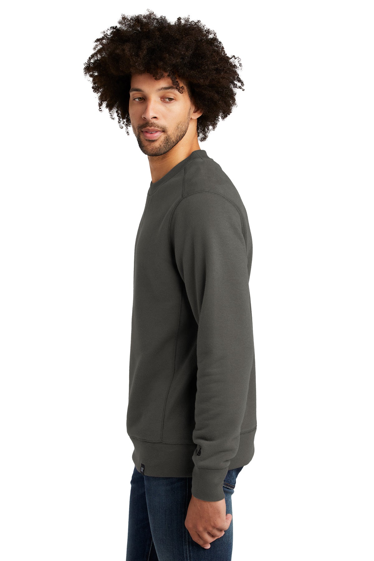 New Era French Terry Customized Sweatshirts, Graphite