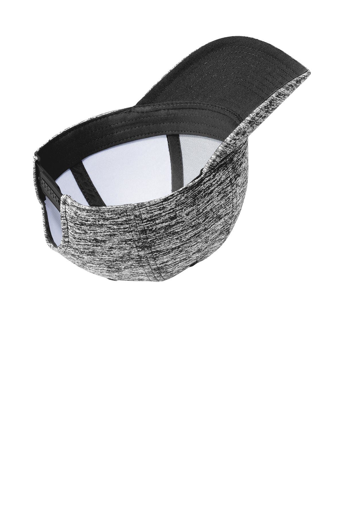Sport-Tek PosiCharge Customized Electric Heather Caps, Black Electric